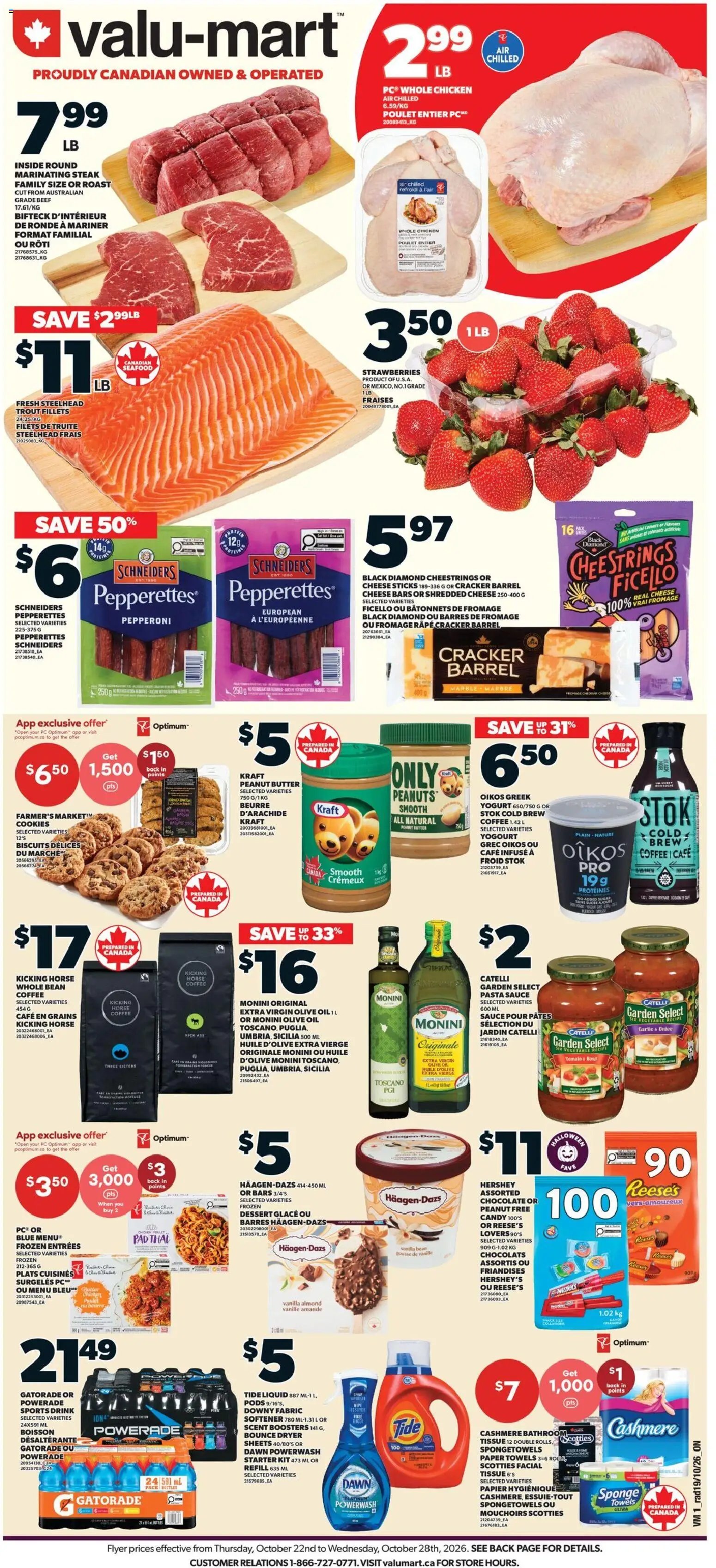 Valu Mart weekly flyer / circulaire