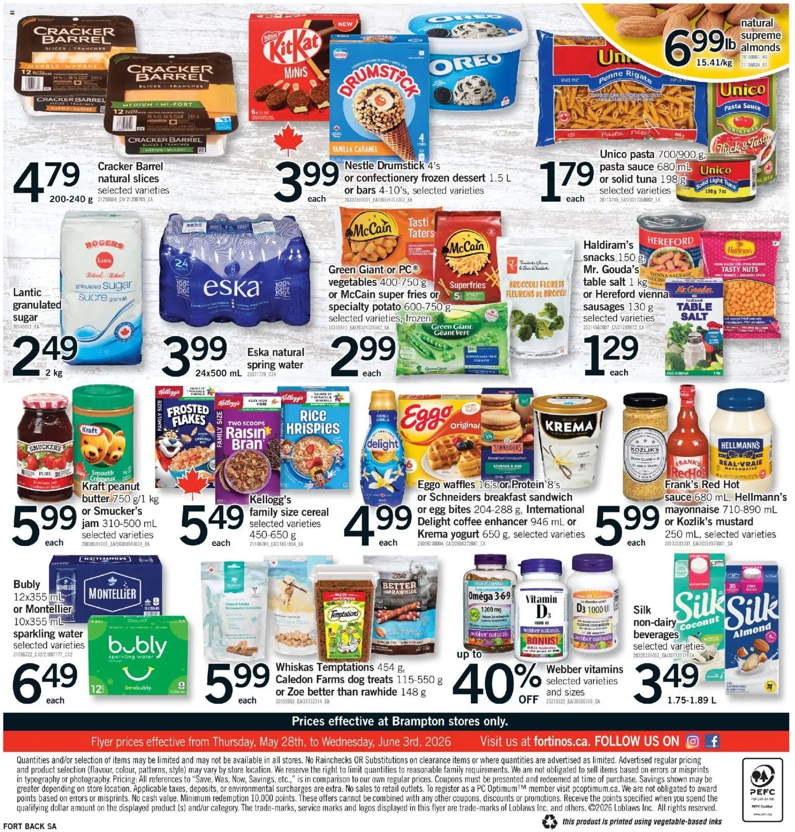 Fortinos weekly flyer - Brampton