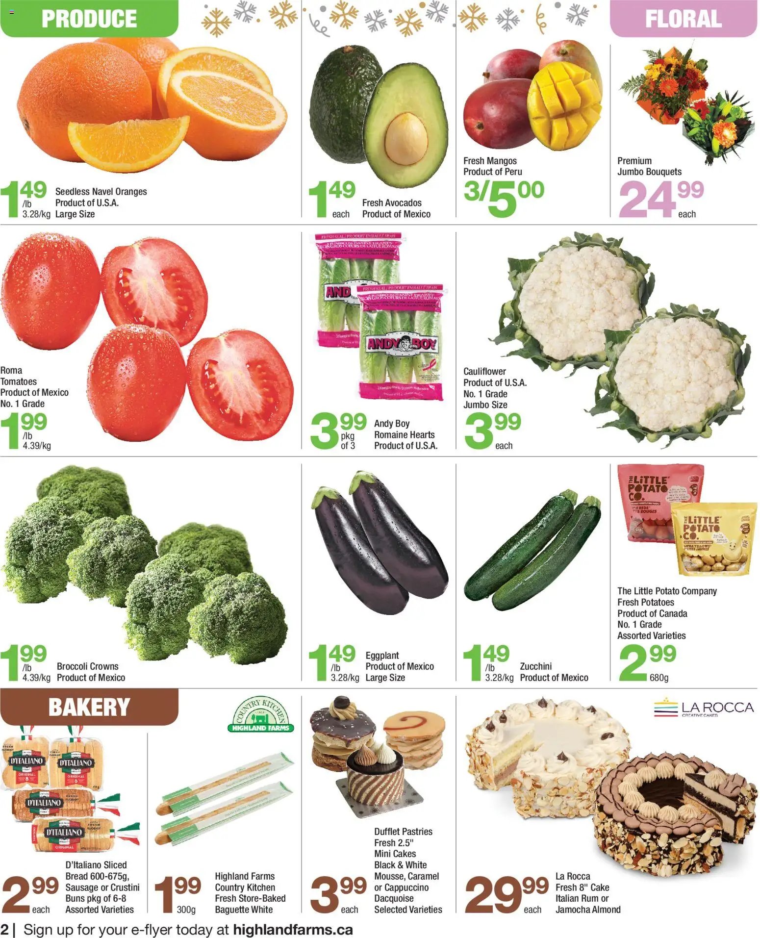 Highland Farms weekly flyer / circulaire (2025-12-27 - 2026-01-07) | 2
