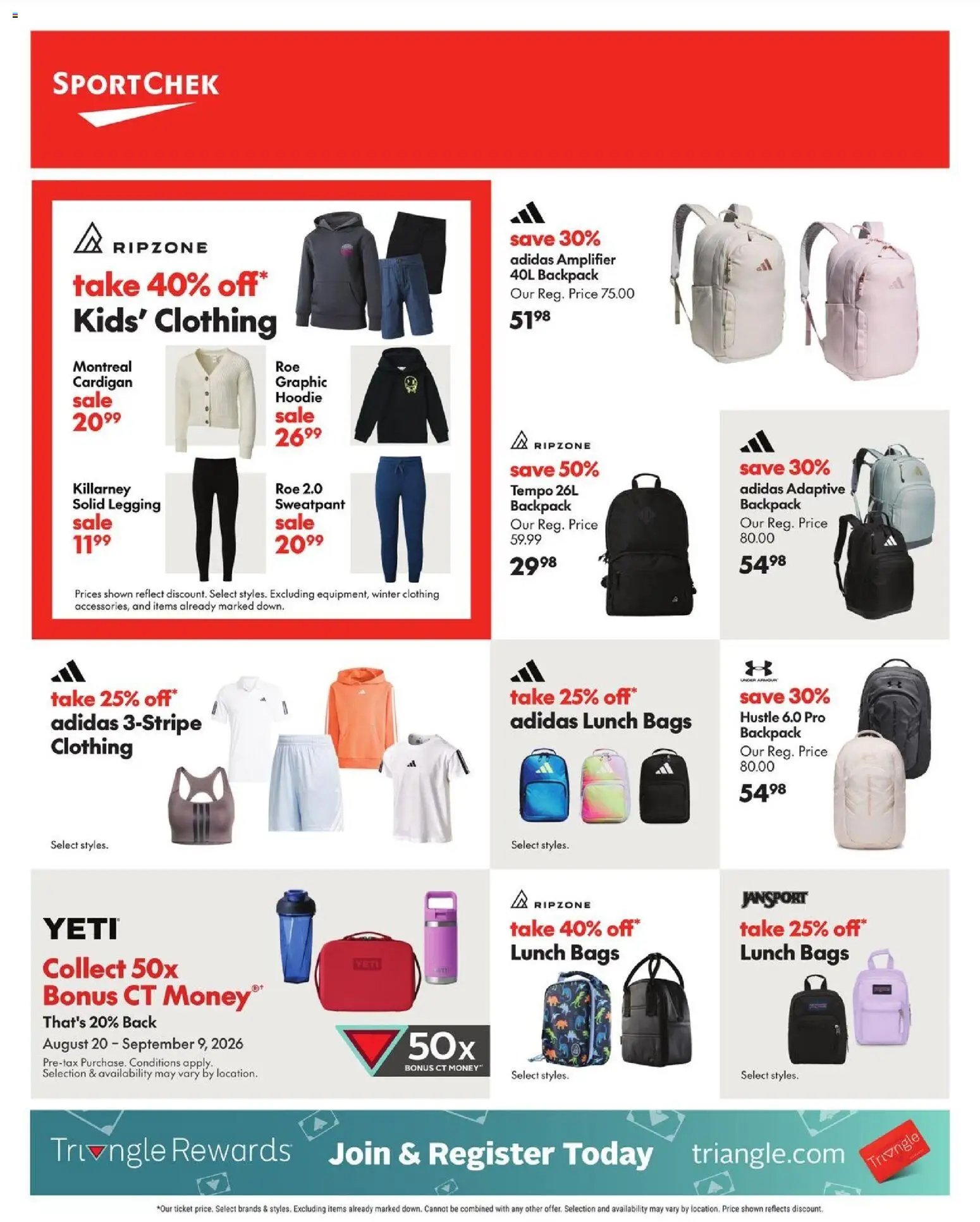 Sport Chek flyer / circulaire