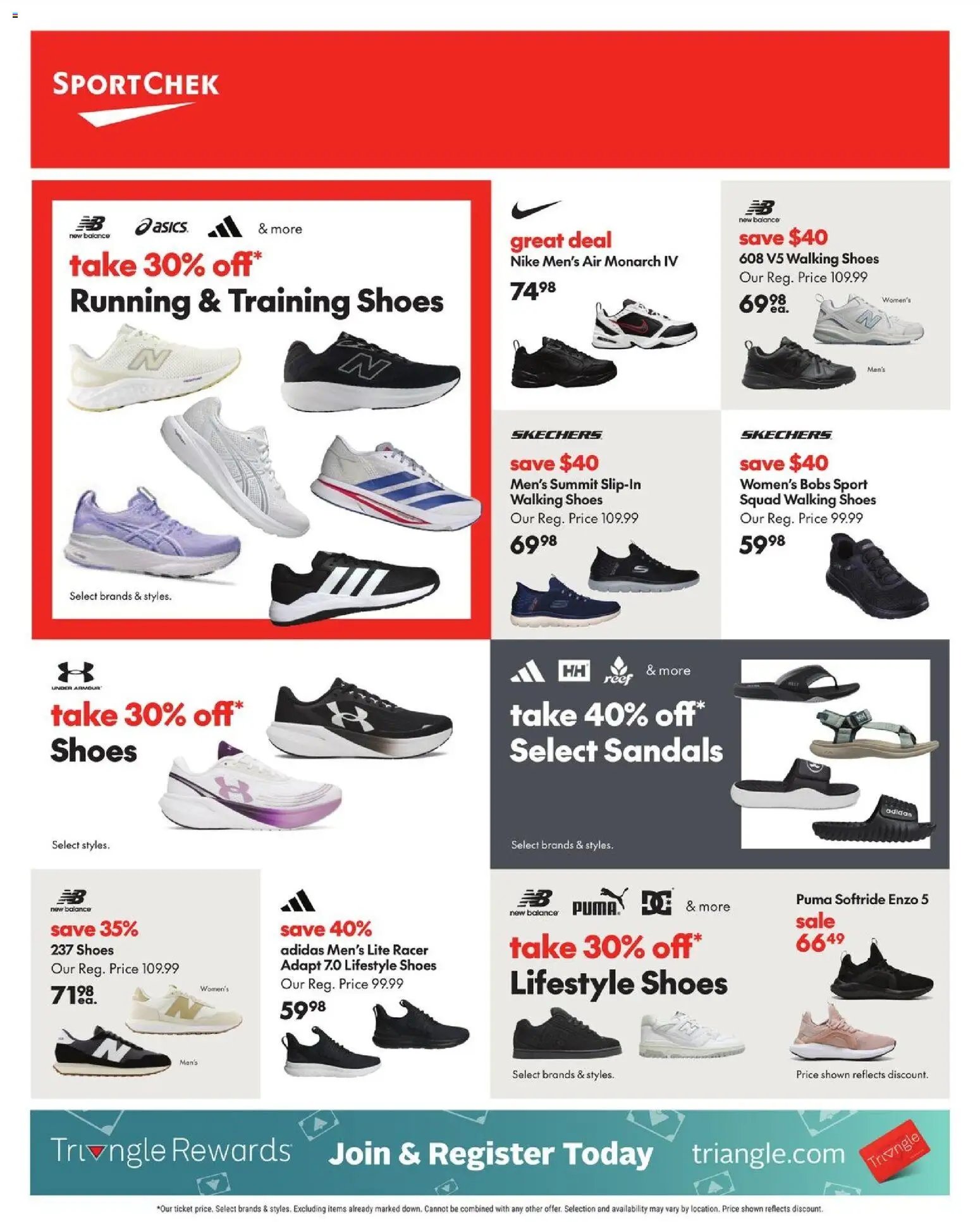 Sport Chek flyer / circulaire