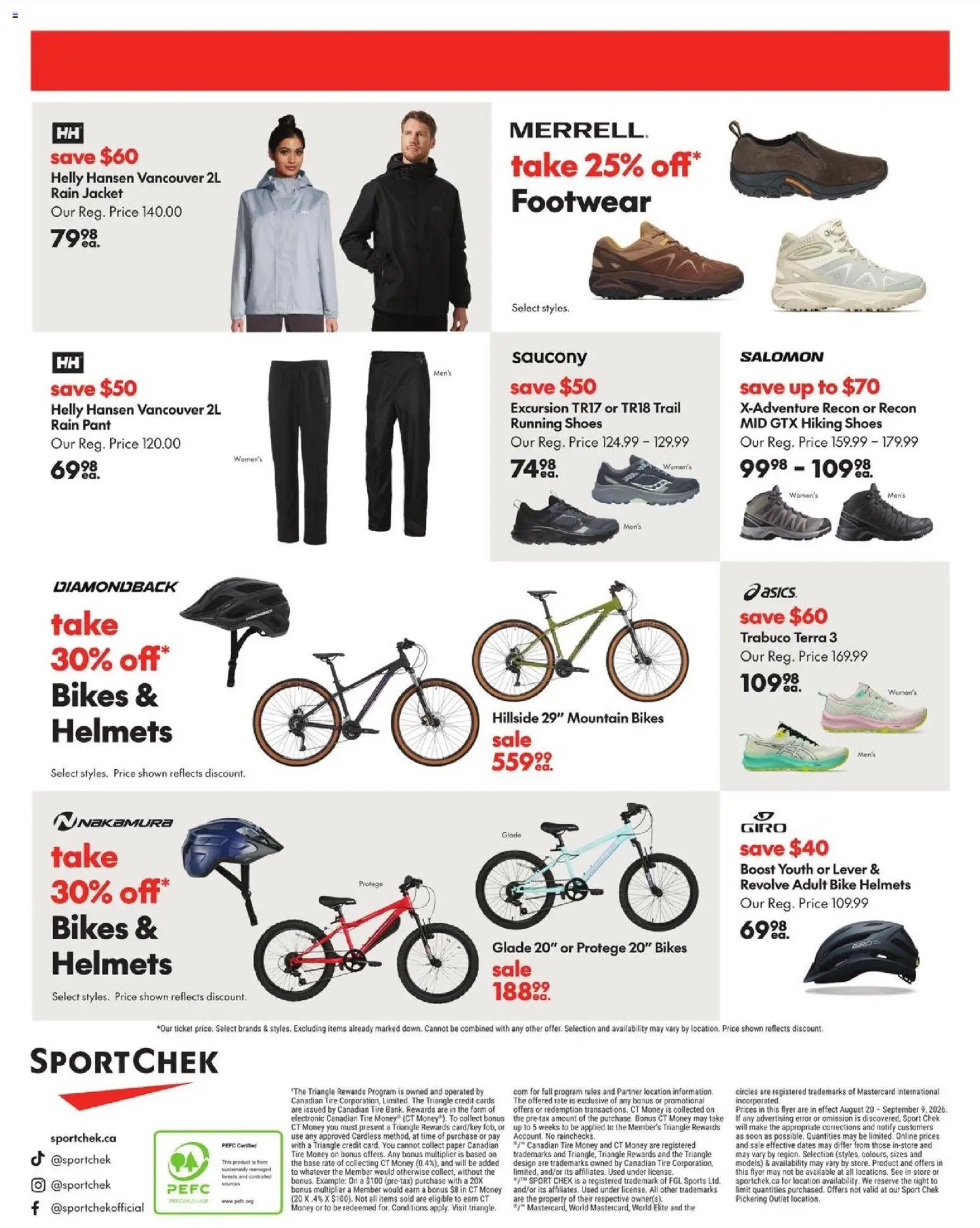 Sport Chek flyer / circulaire