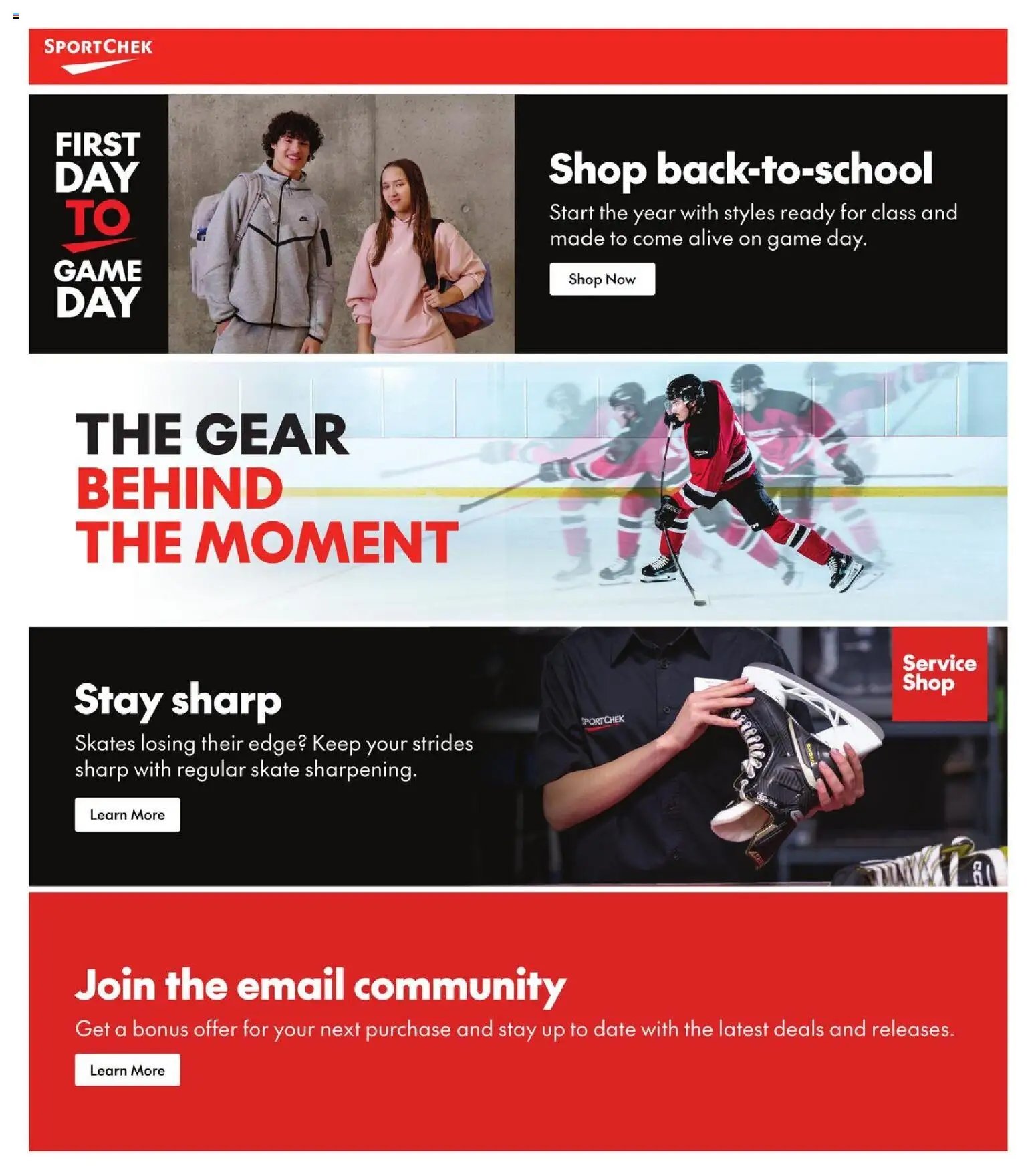 Sport Chek flyer / circulaire