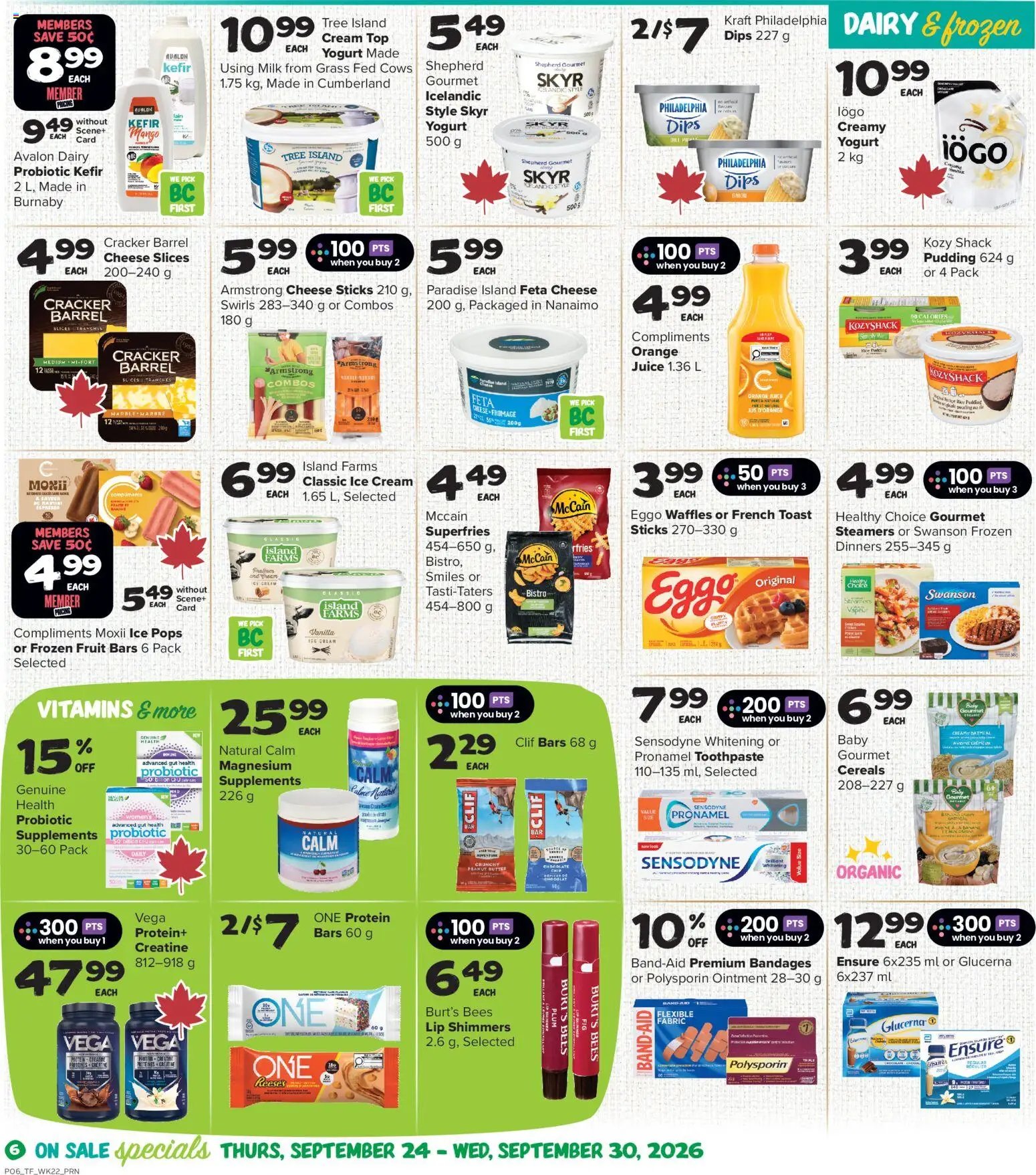 Thrifty Foods weekly flyer / circulaire