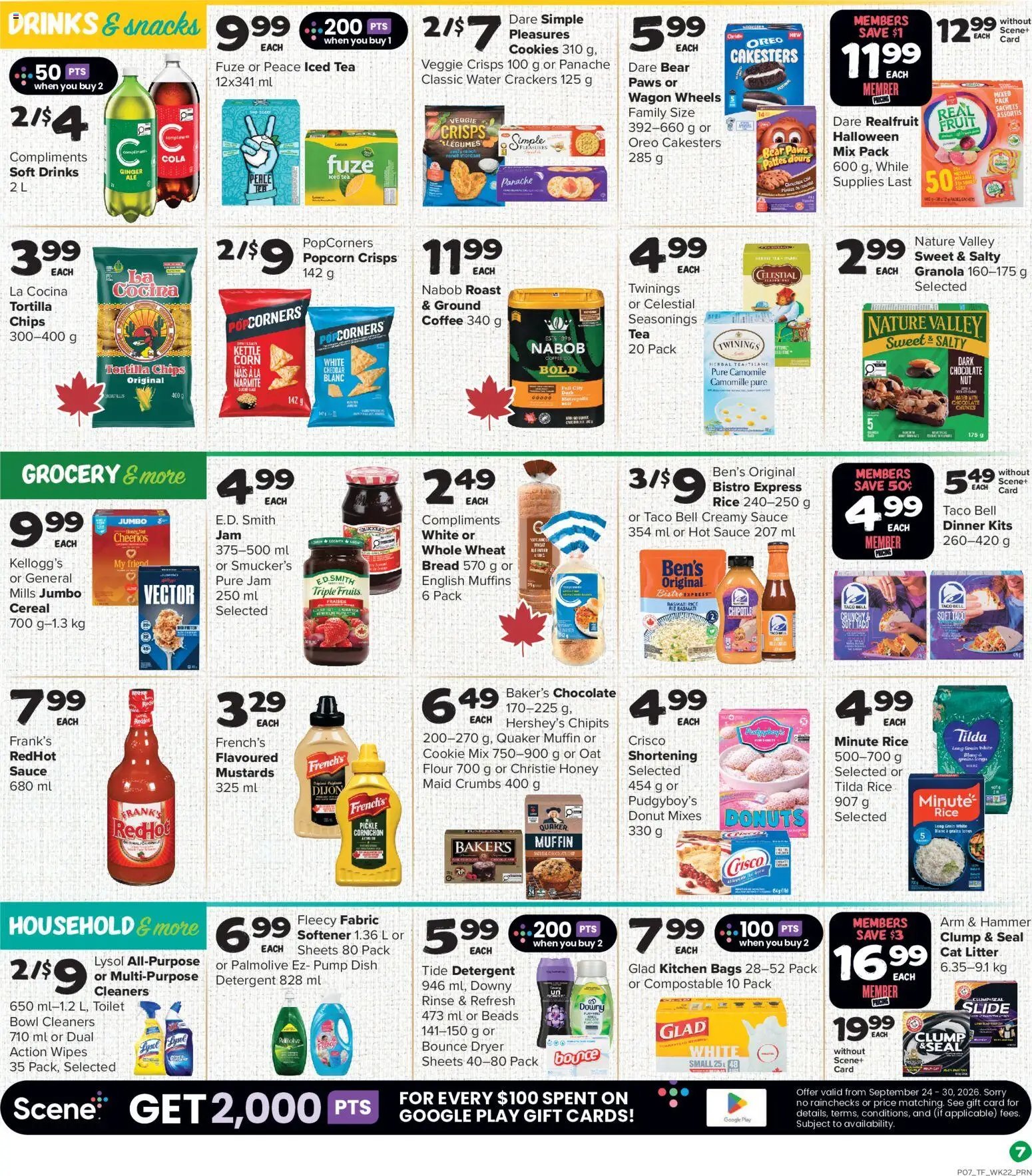 Thrifty Foods weekly flyer / circulaire