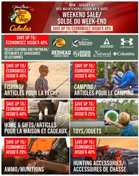 Cabelas Weekend Sale Flyer