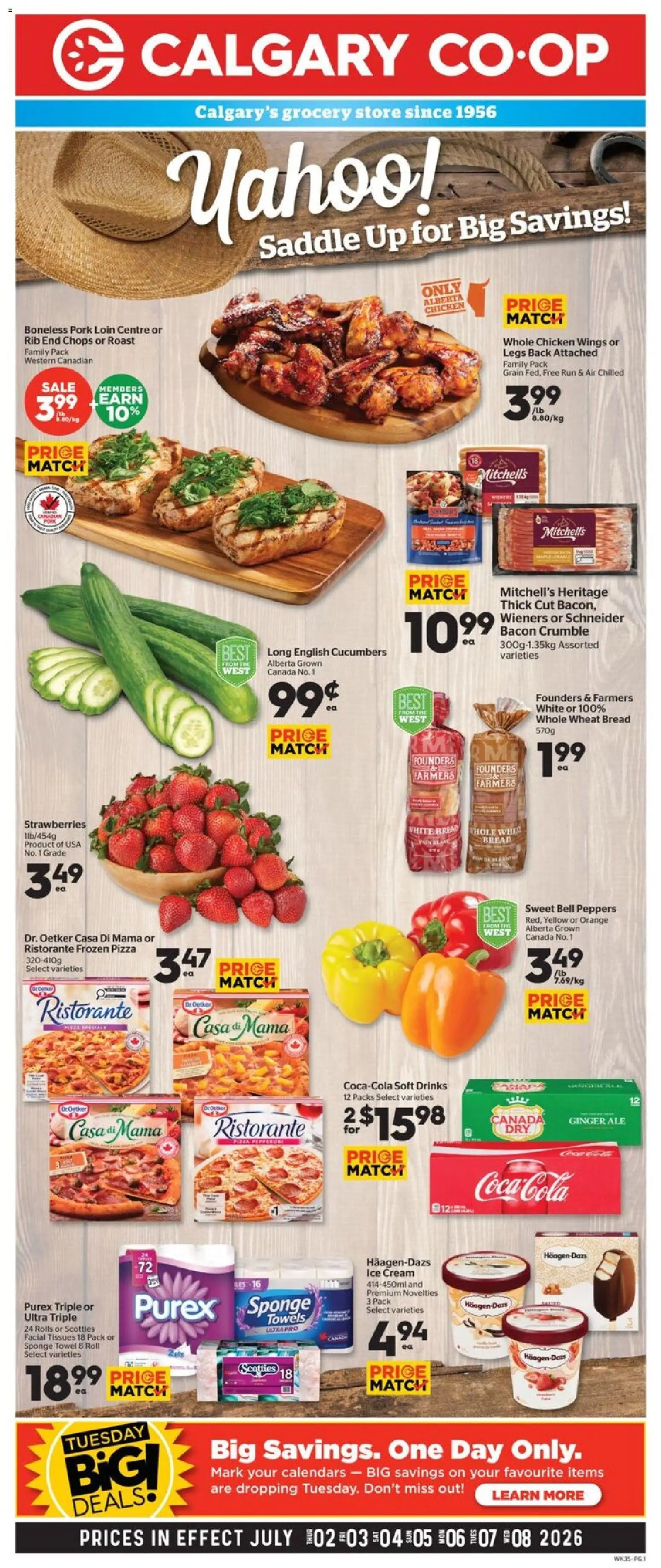 Calgary Co-op weekly flyer / circulaire