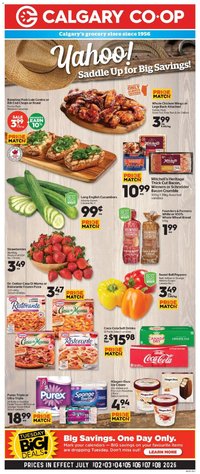 Calgary Co-op weekly flyer / circulaire