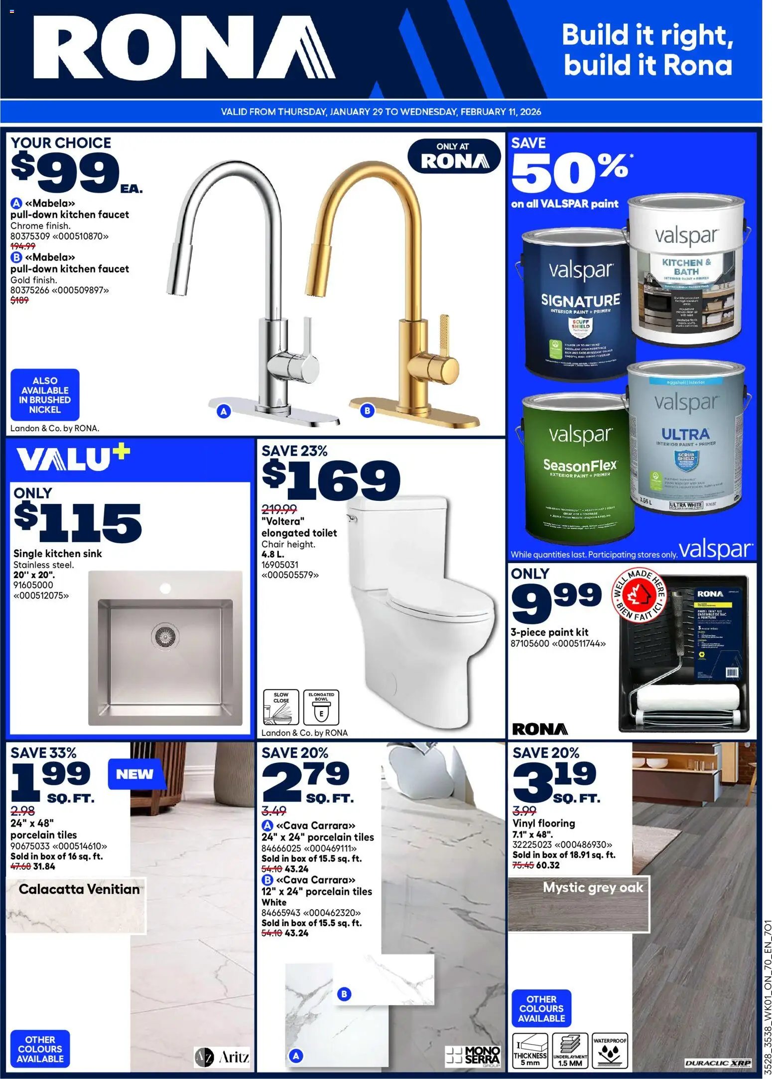 Rona weekly flyer
