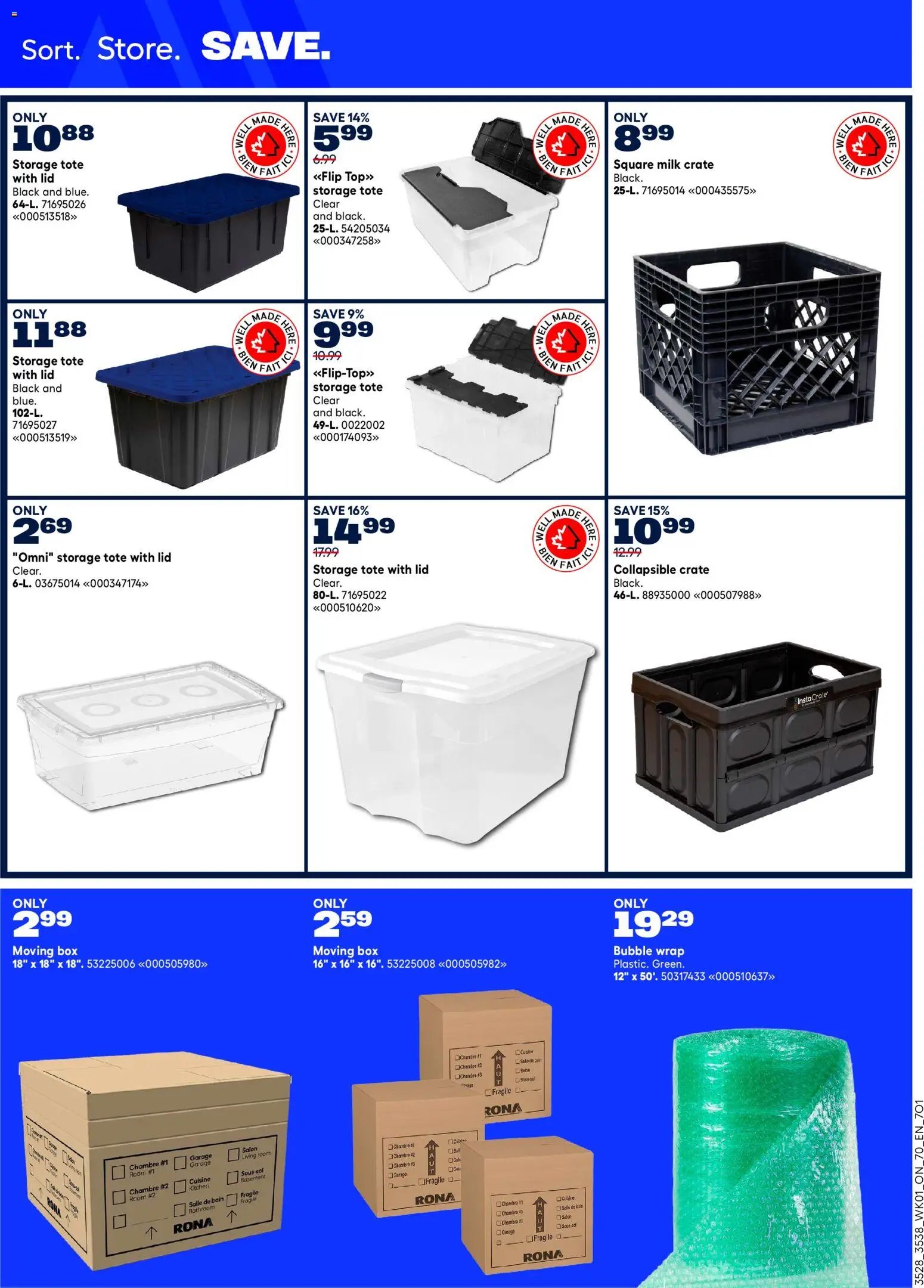 Rona weekly flyer