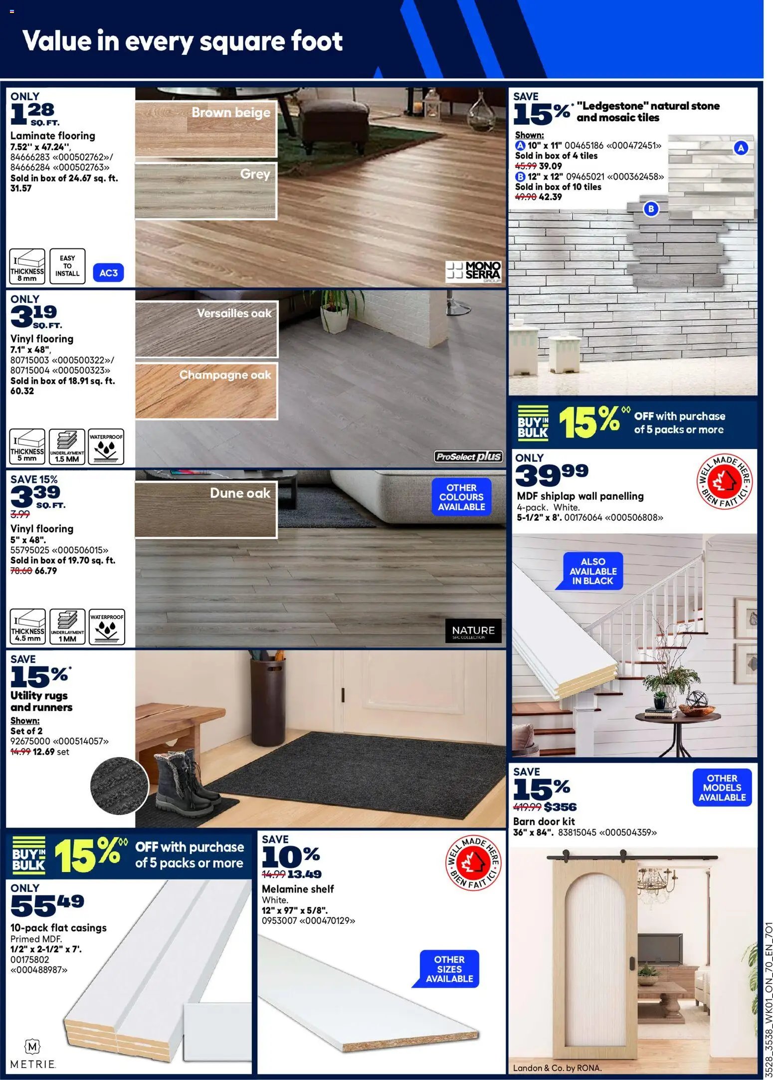 Rona weekly flyer