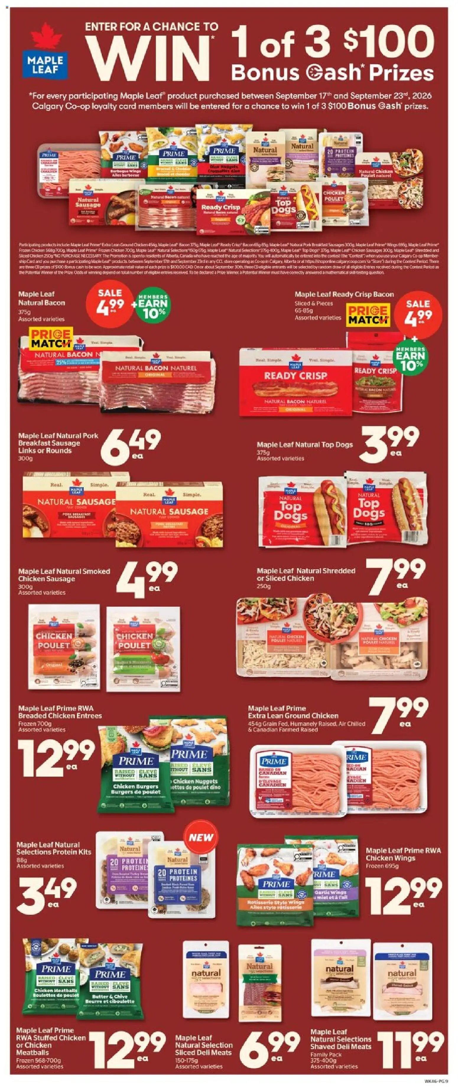 Calgary Co-op weekly flyer / circulaire