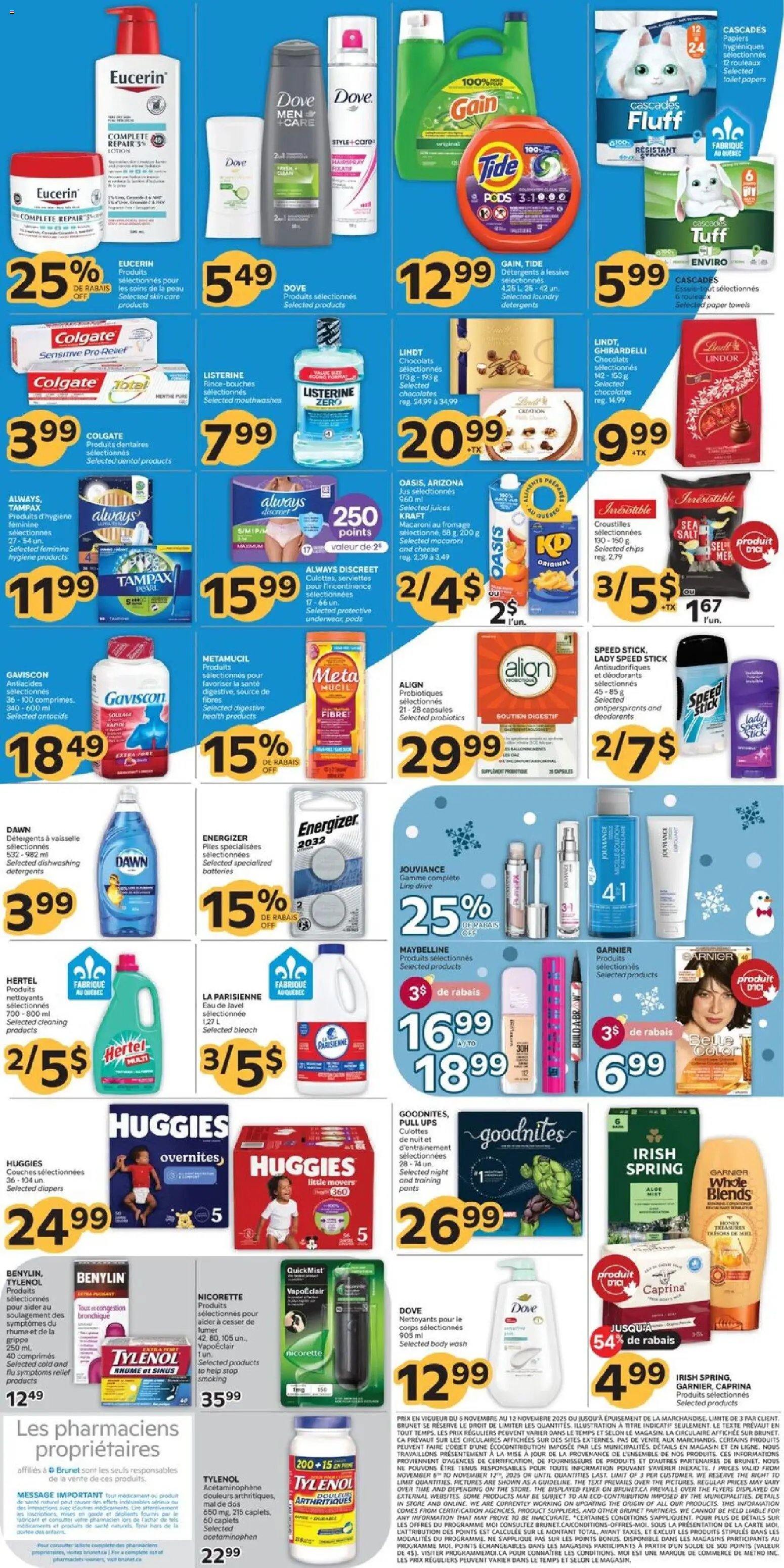 Brunet weekly flyer / circulaire (2025-11-06 - 2025-11-12) | 2