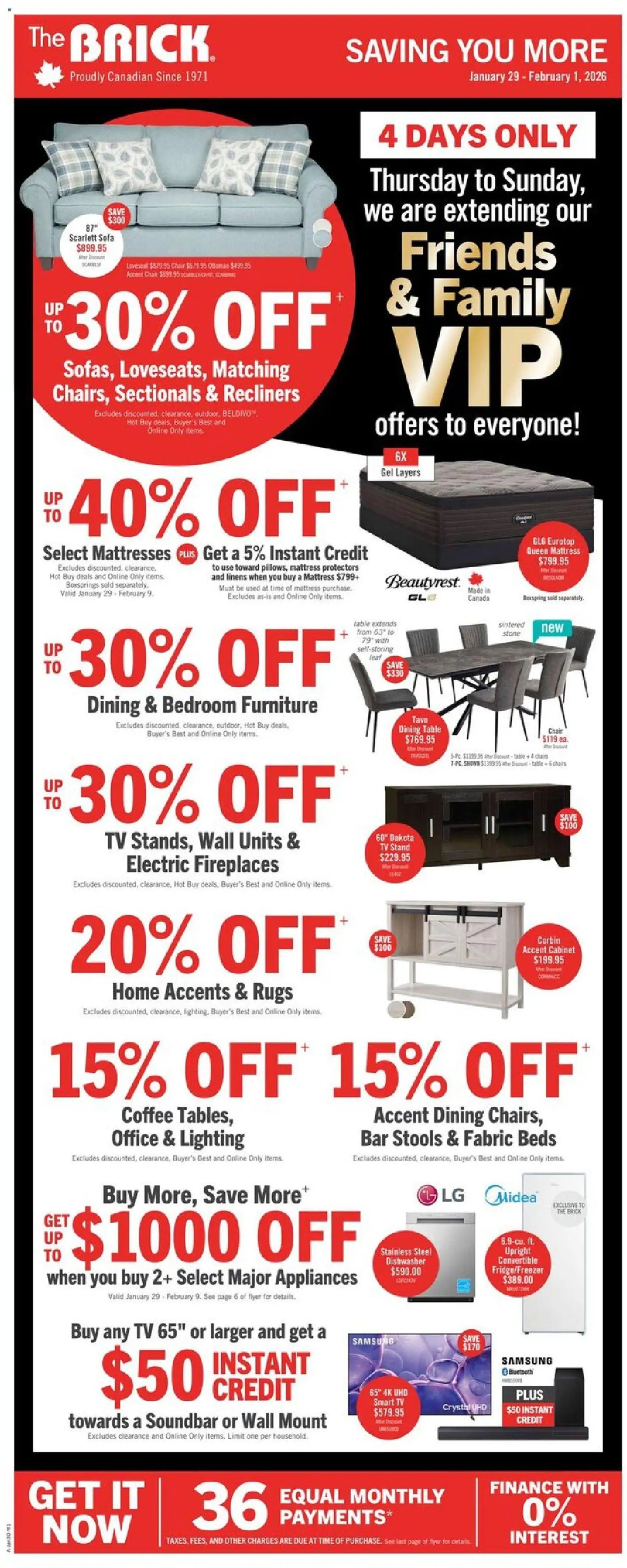 The Brick weekly flyer / circulaire