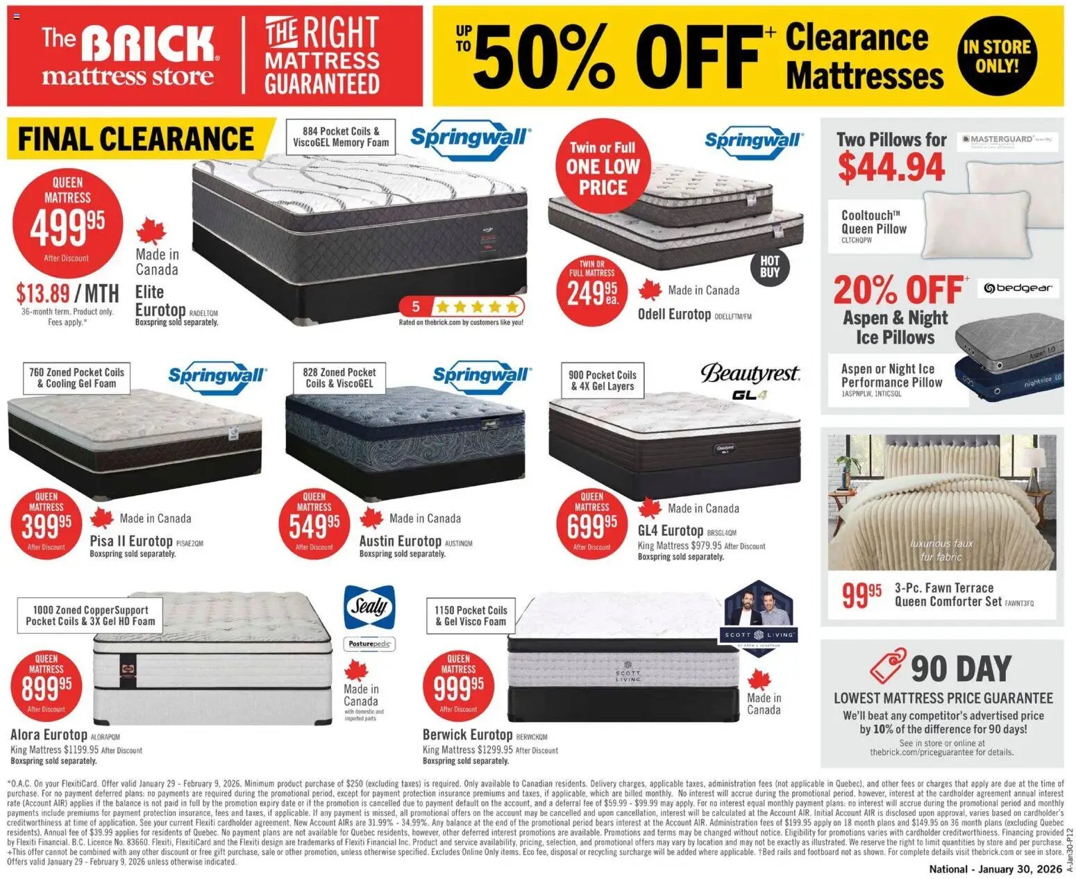 The Brick weekly flyer / circulaire