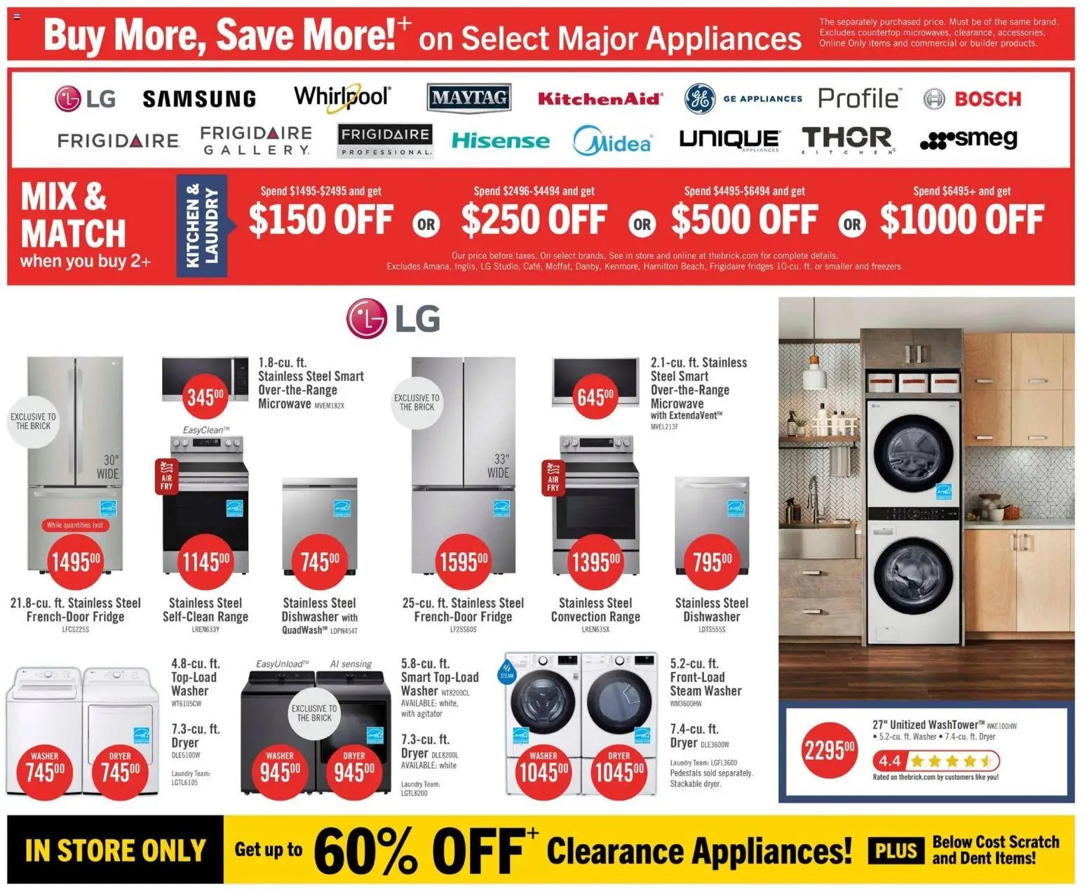 The Brick weekly flyer / circulaire