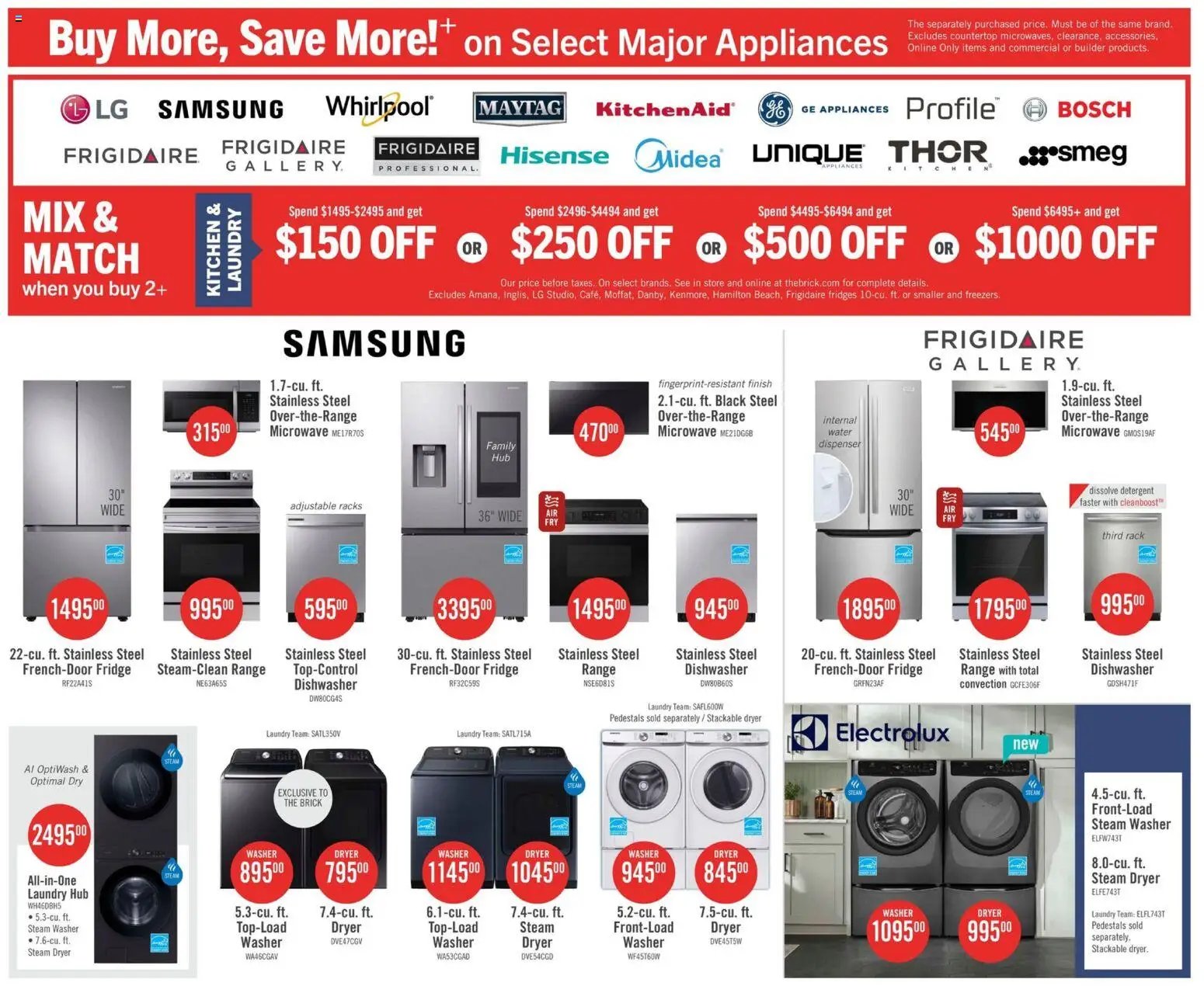 The Brick weekly flyer / circulaire