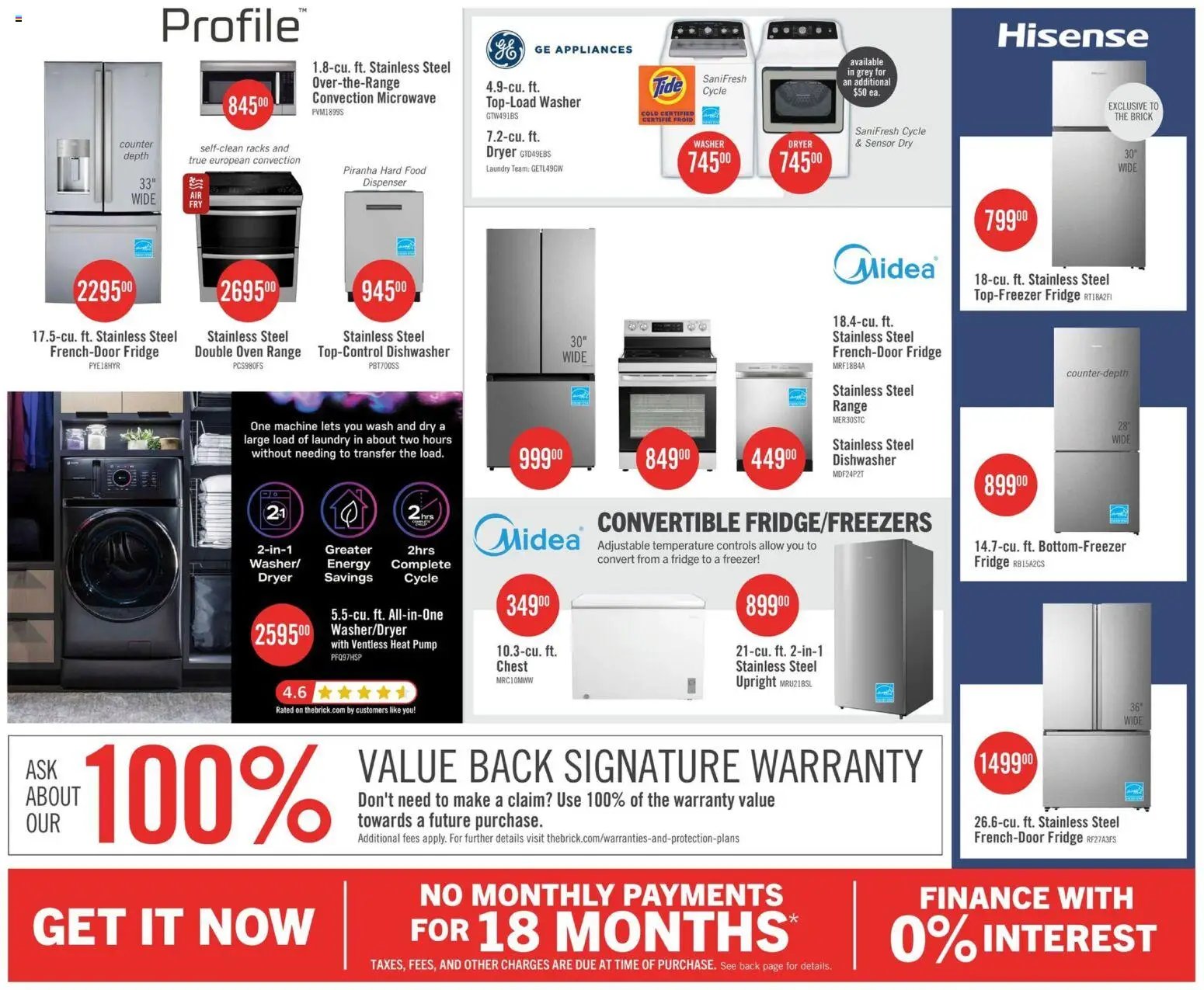 The Brick weekly flyer / circulaire