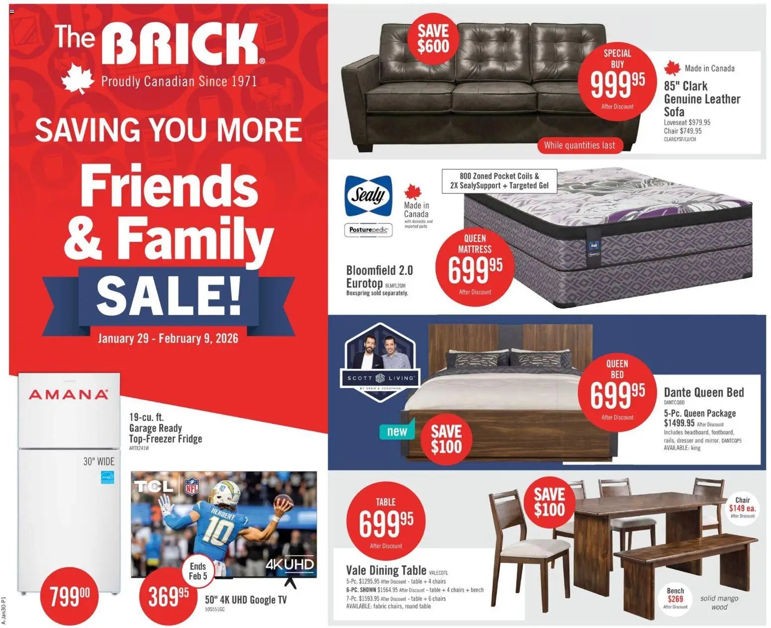 The Brick weekly flyer / circulaire