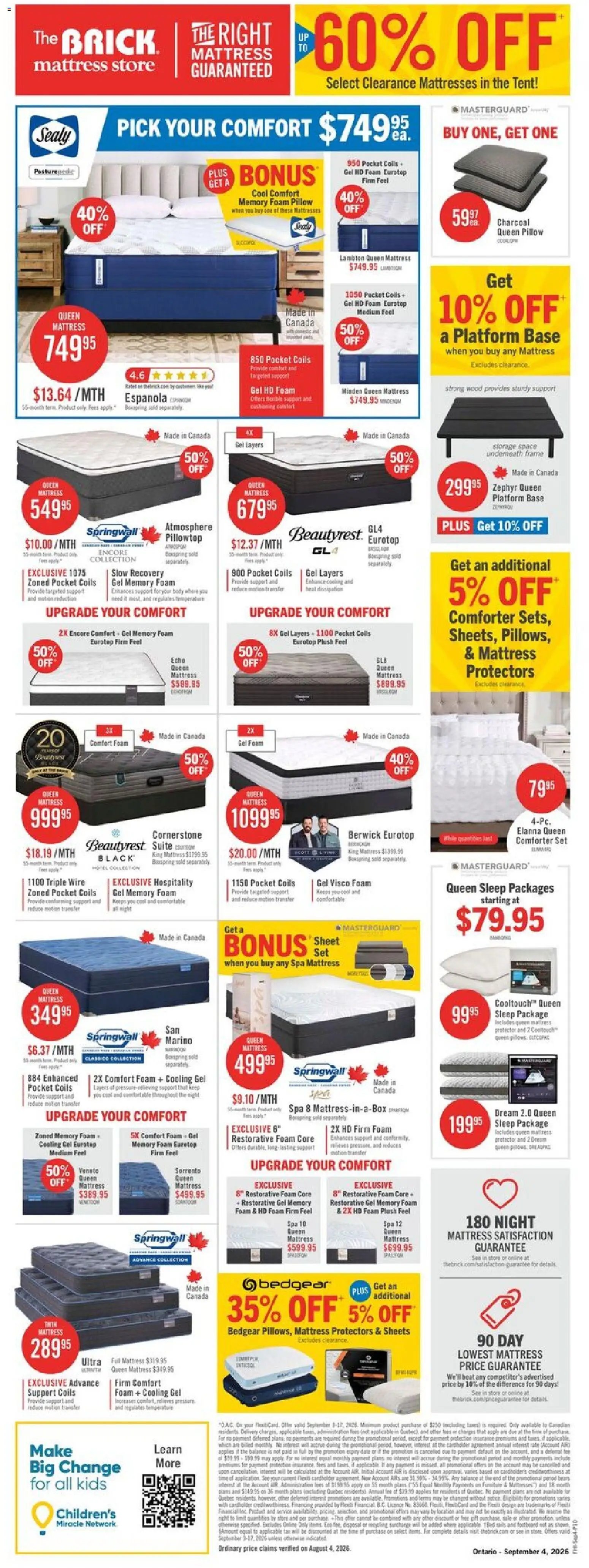 The Brick weekly flyer / circulaire