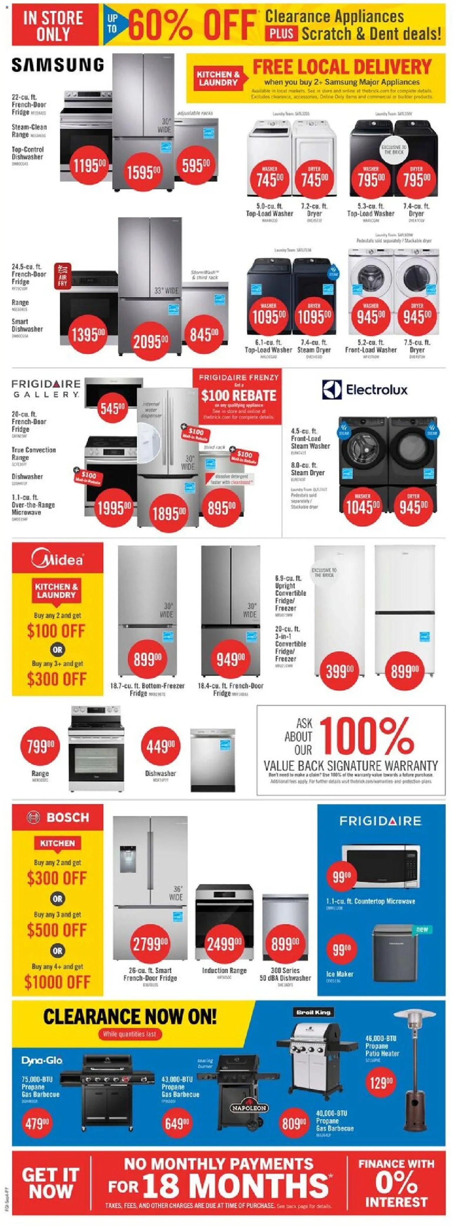 The Brick weekly flyer / circulaire
