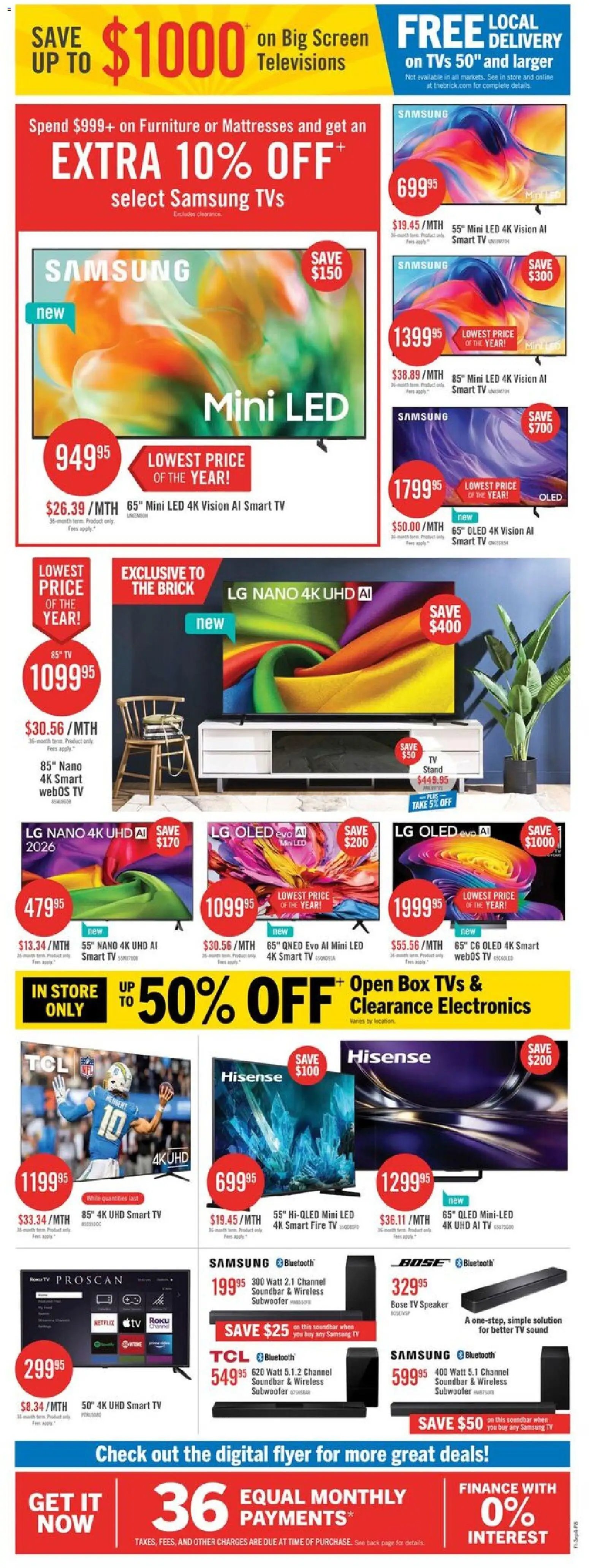 The Brick weekly flyer / circulaire