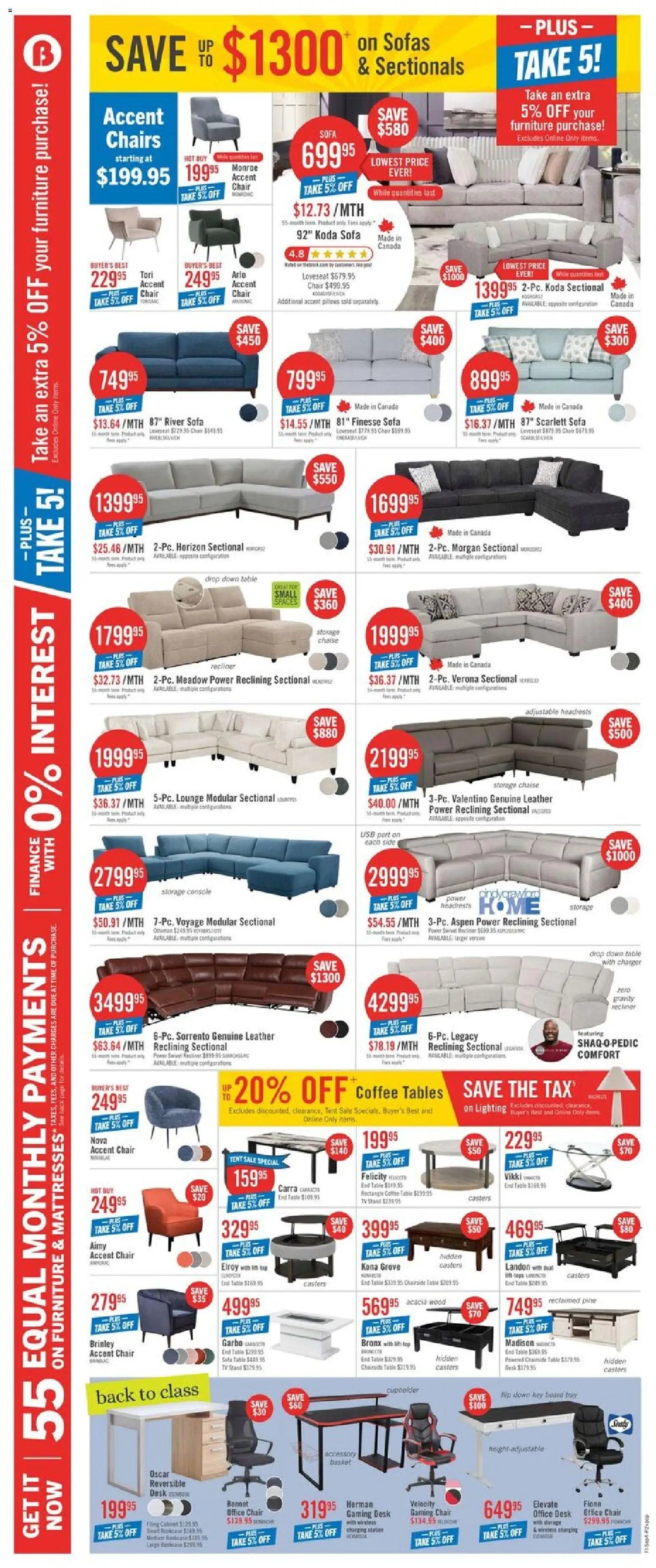 The Brick weekly flyer / circulaire