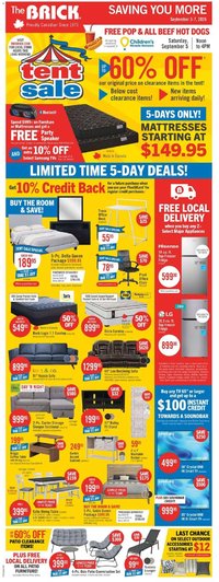 The Brick weekly flyer / circulaire