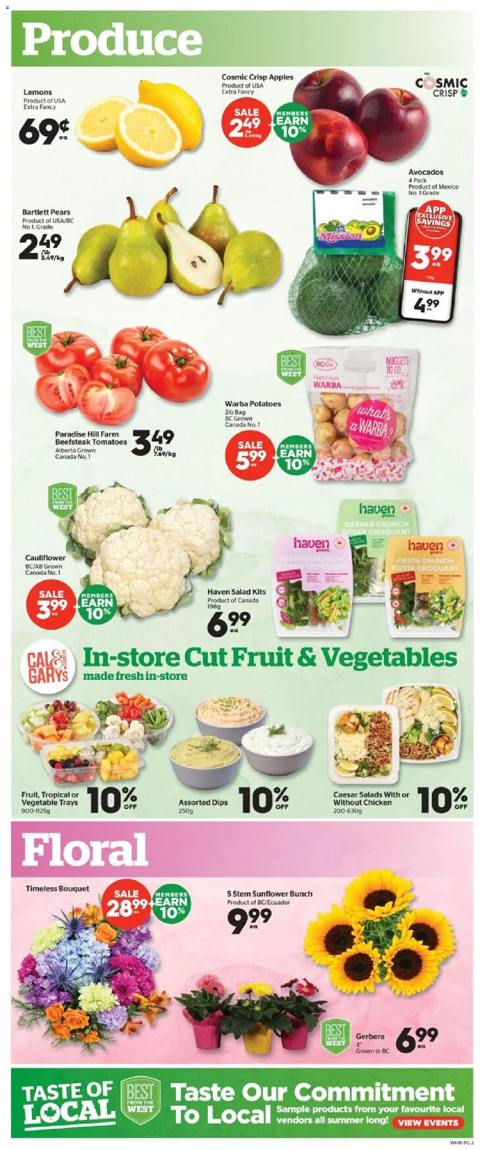 Calgary Co-op weekly flyer / circulaire