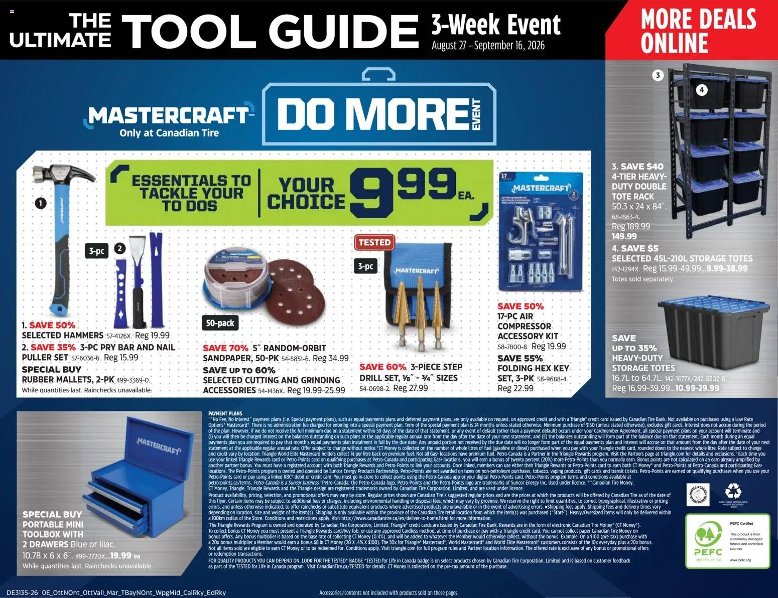 Canadian Tire flyer - The Ultimate Tool Guide