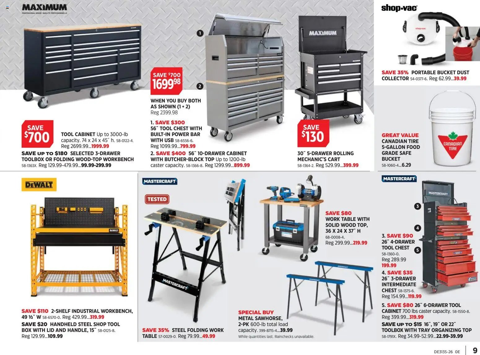 Canadian Tire flyer - The Ultimate Tool Guide