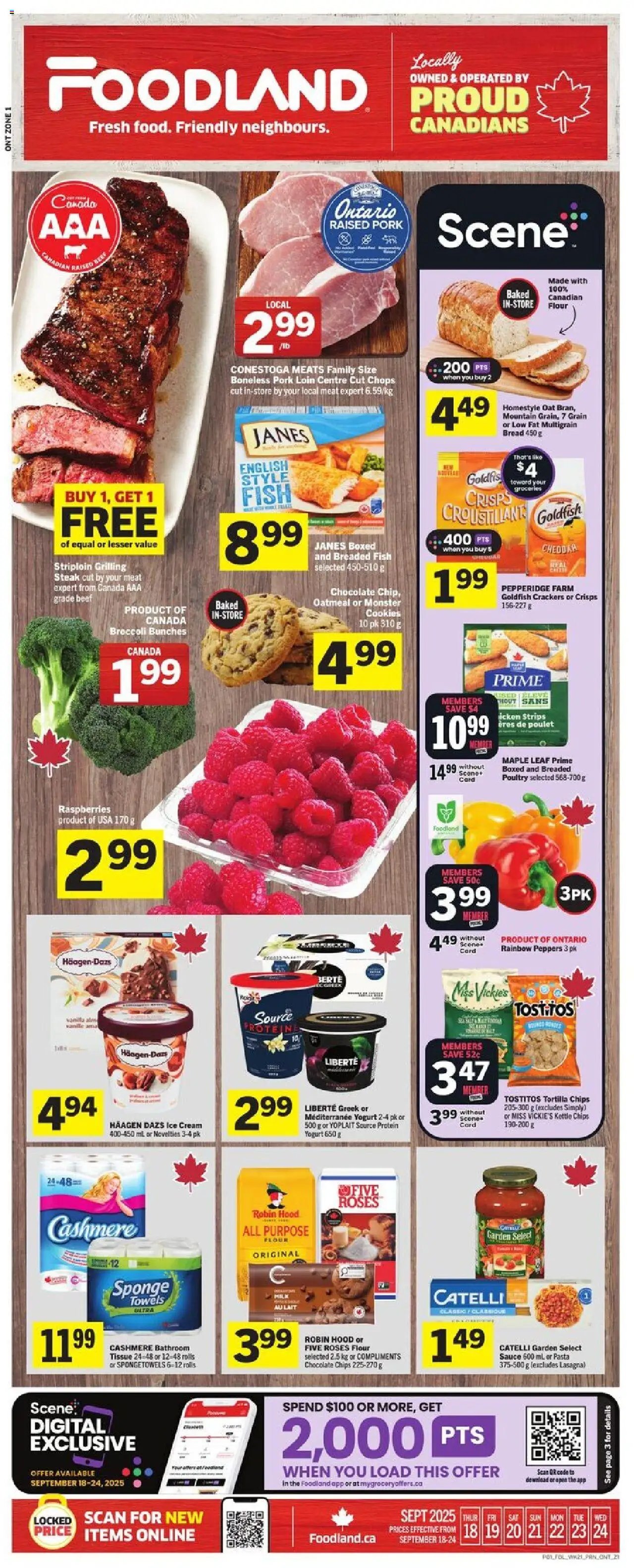 Foodland weekly flyer / circulaire