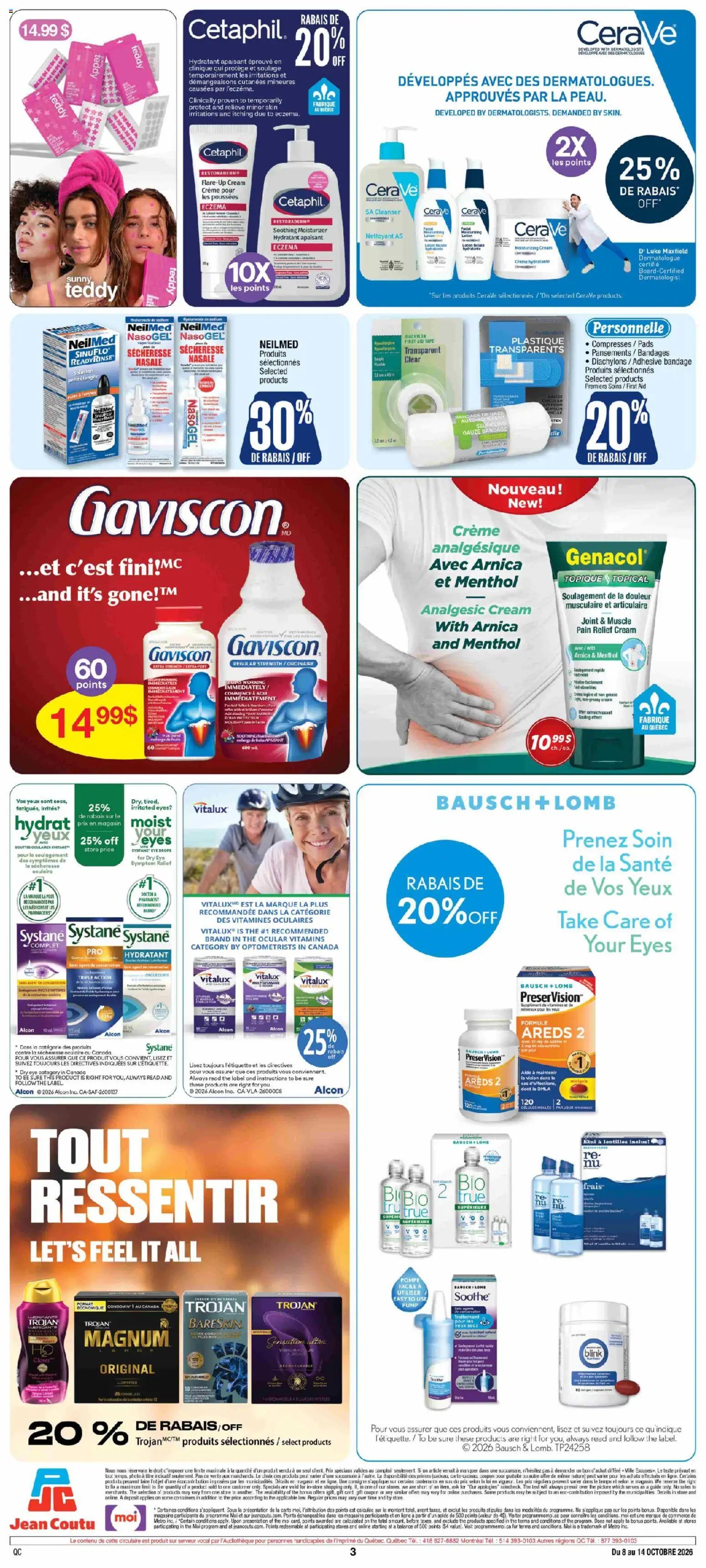 Jean Coutu circulaire - Encart Pharmacien