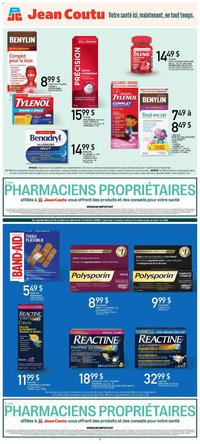 Jean Coutu circulaire - Encart Pharmacien