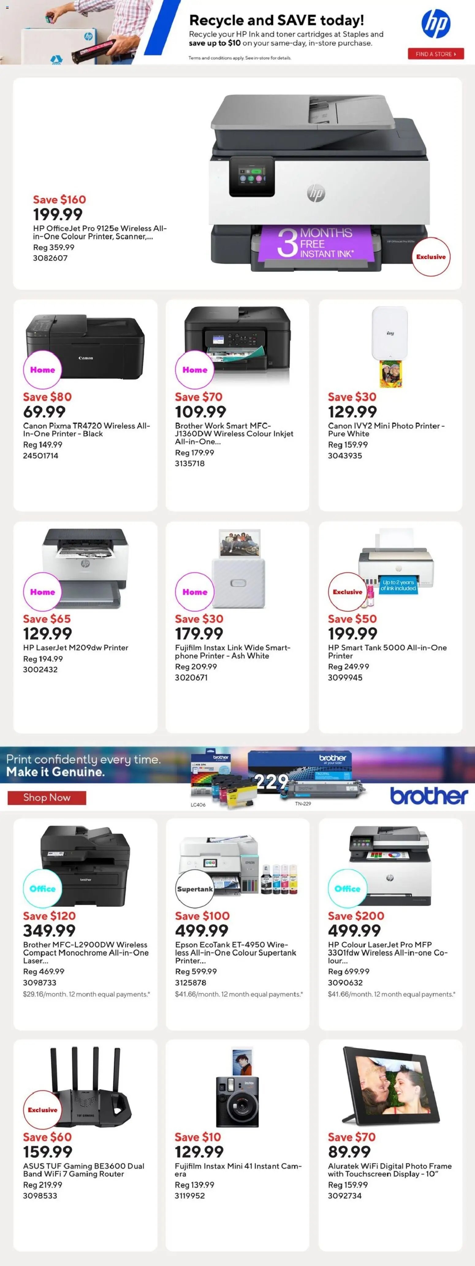 Staples weekly flyer / circulaire