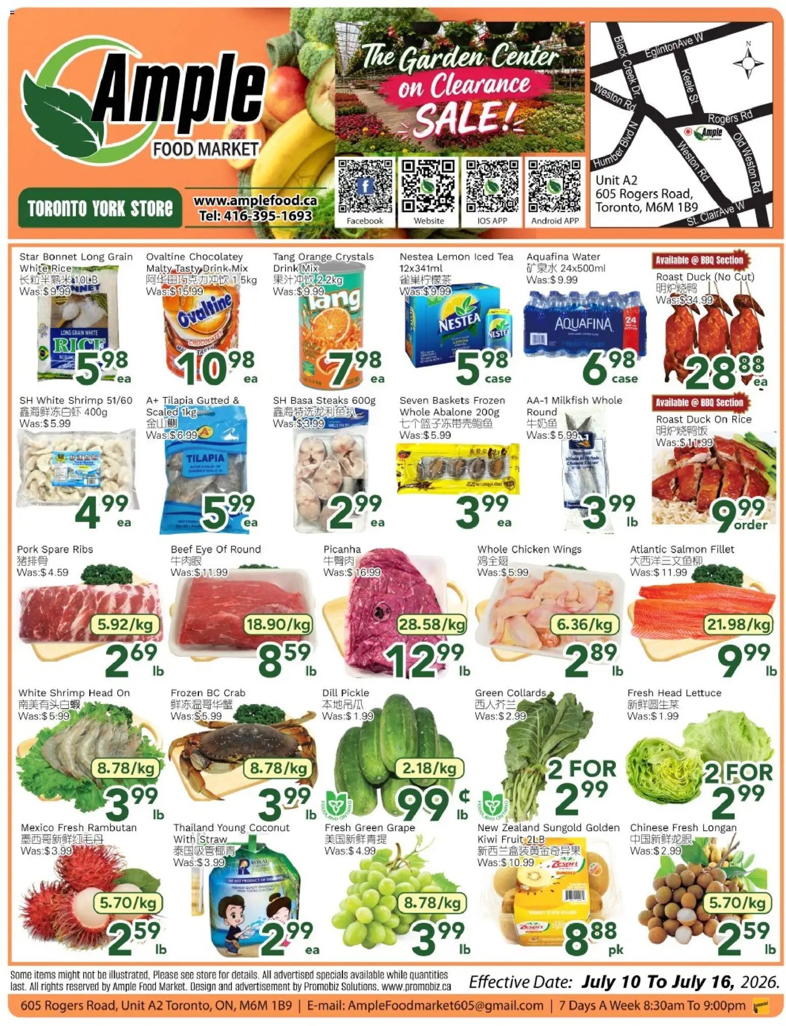 Ample Food Market weekly flyer Toronto York