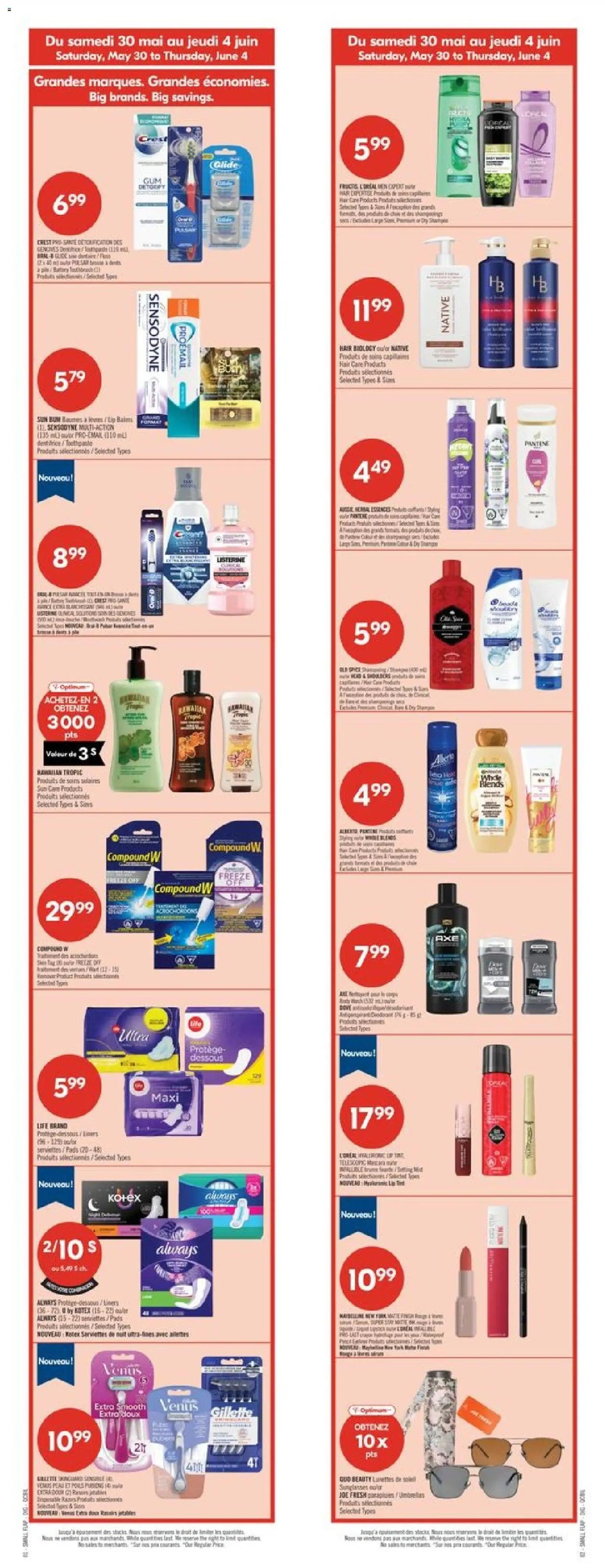 Pharmaprix weekly flyer / circulaire