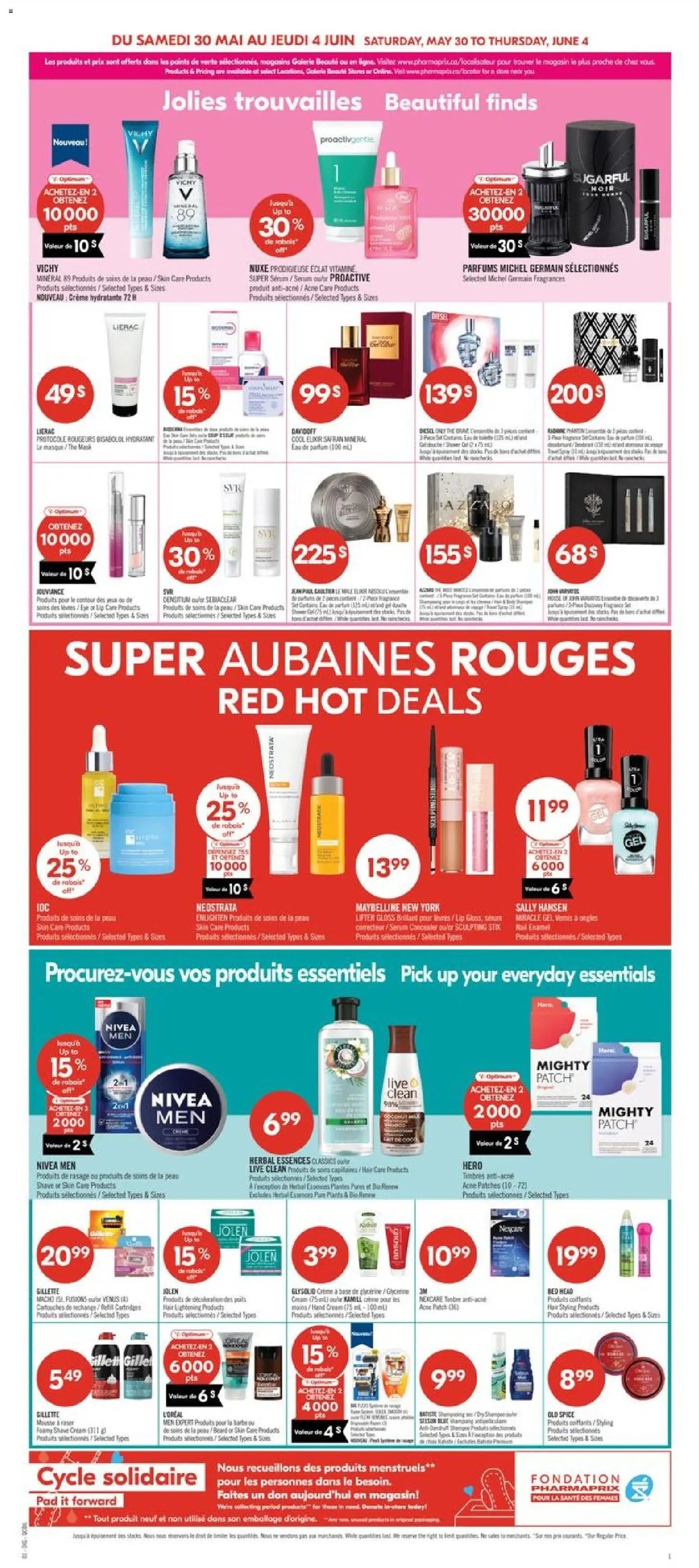 Pharmaprix weekly flyer / circulaire