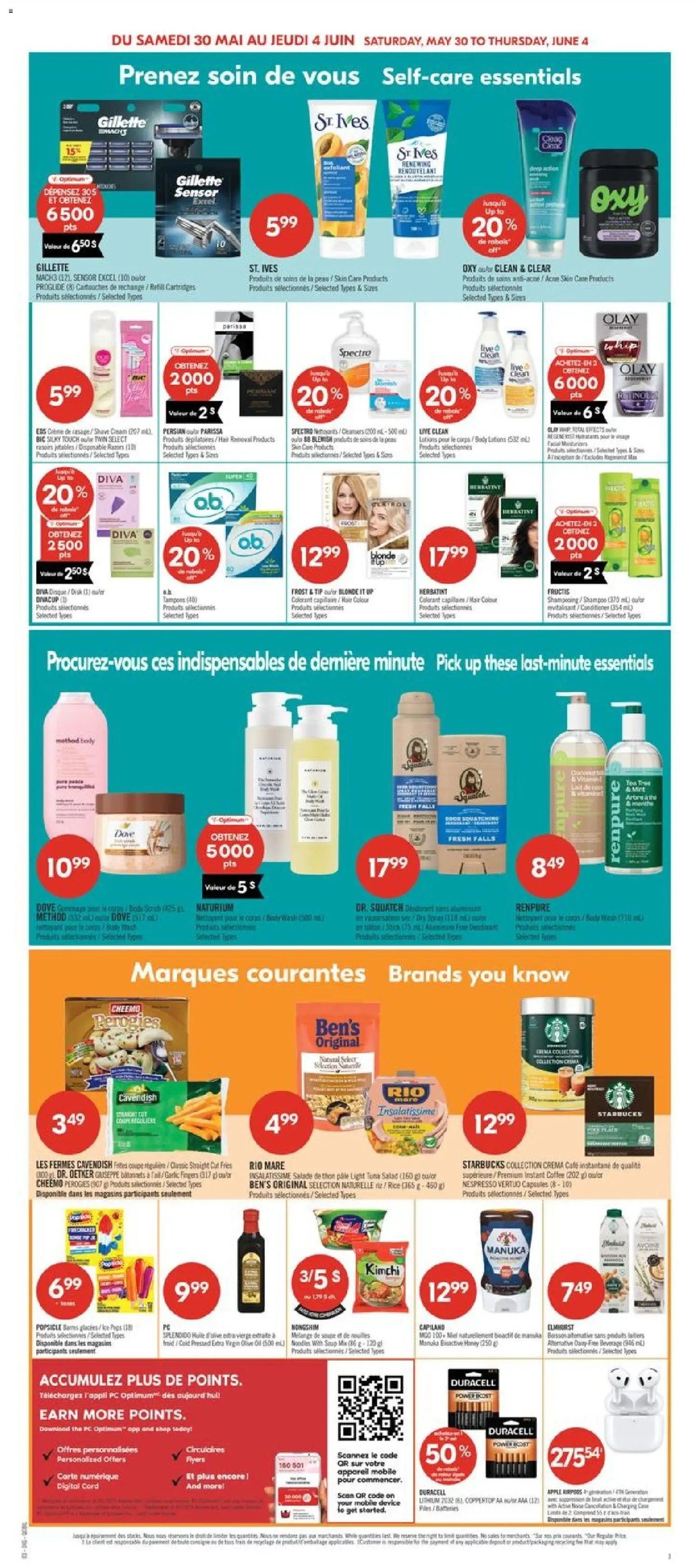 Pharmaprix weekly flyer / circulaire