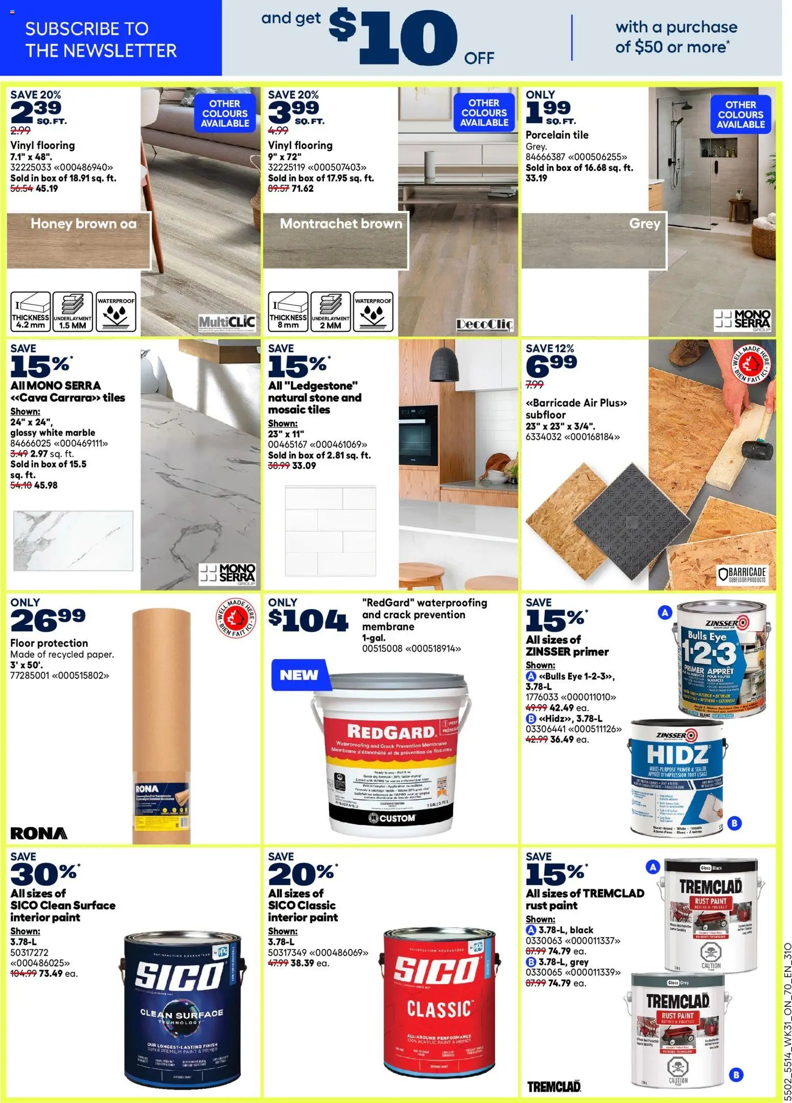 Rona weekly flyer