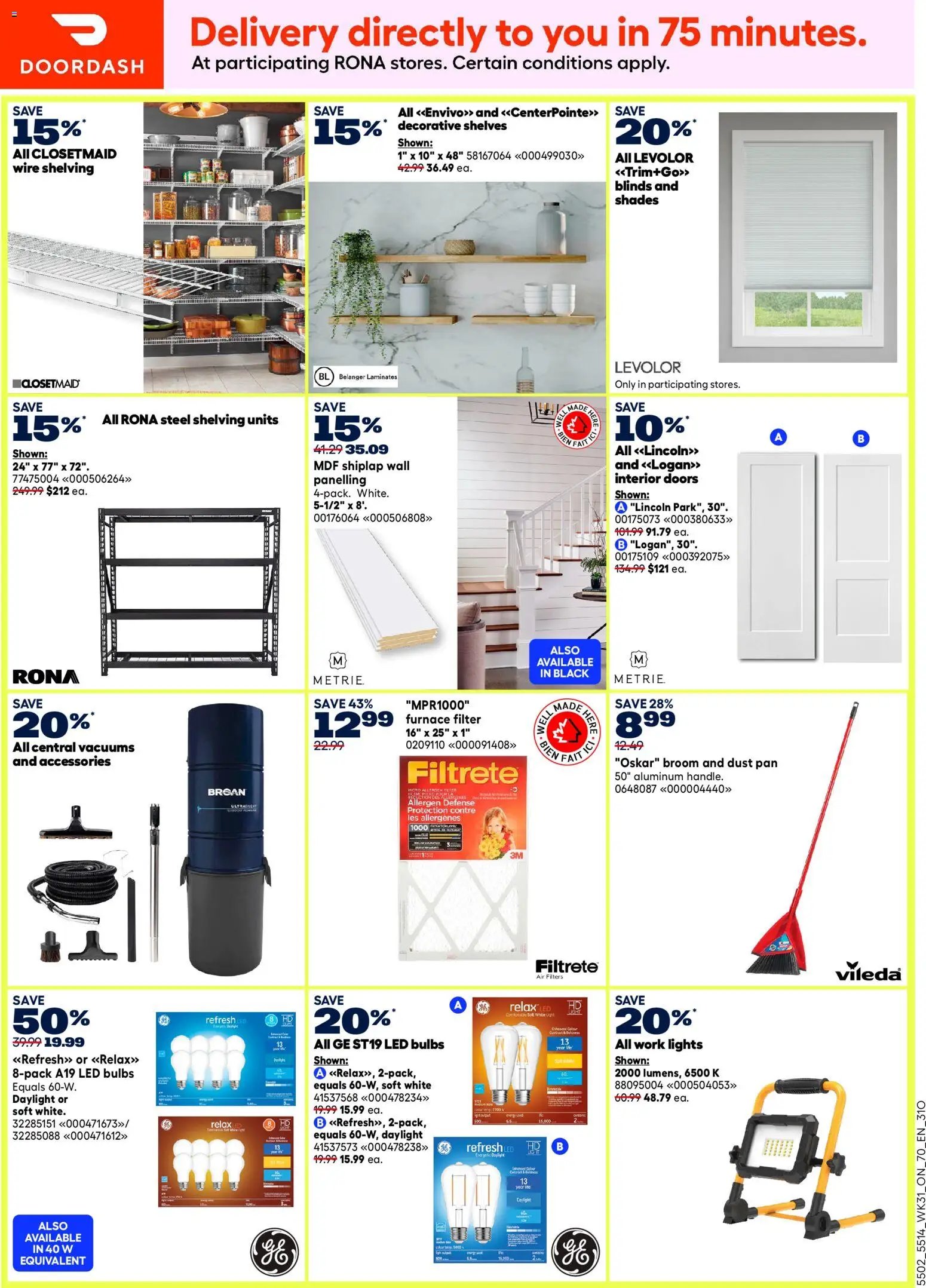 Rona weekly flyer