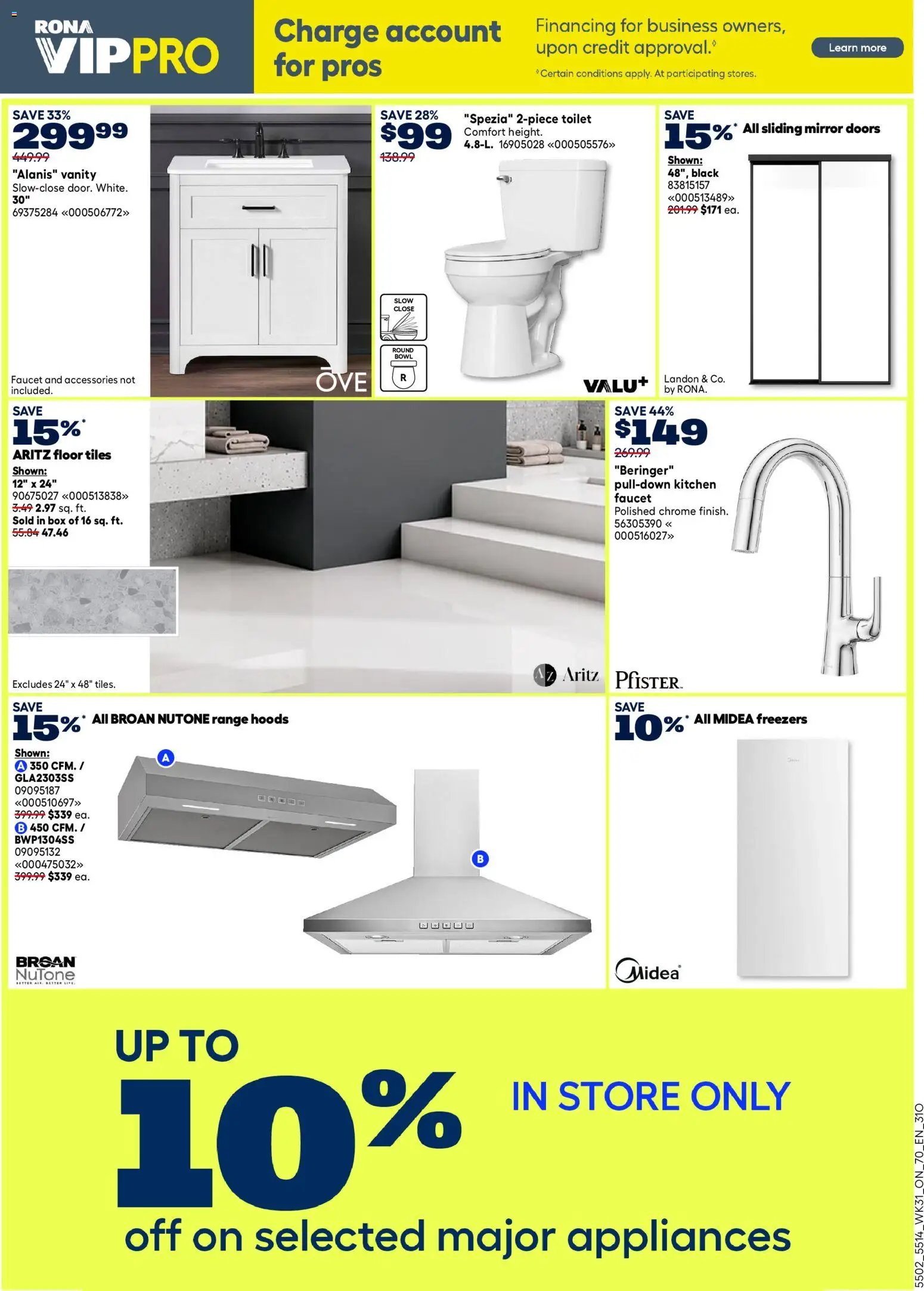 Rona weekly flyer