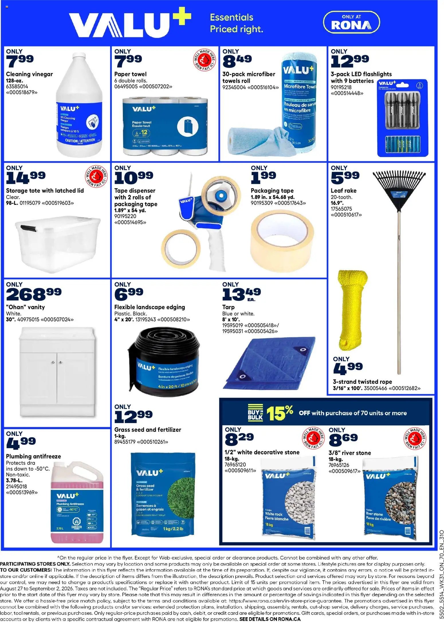 Rona weekly flyer