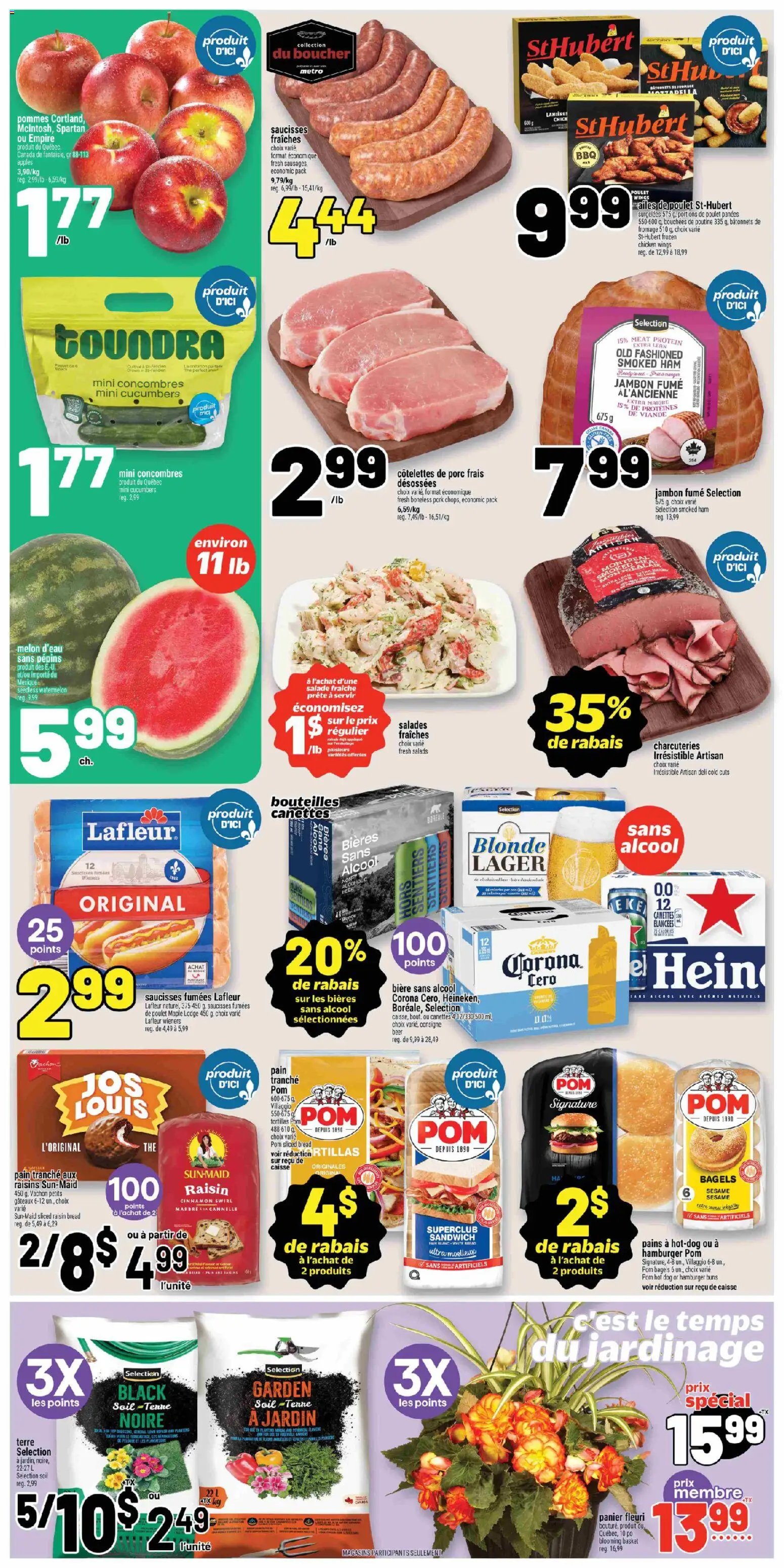 Metro weekly flyer / circulaire
