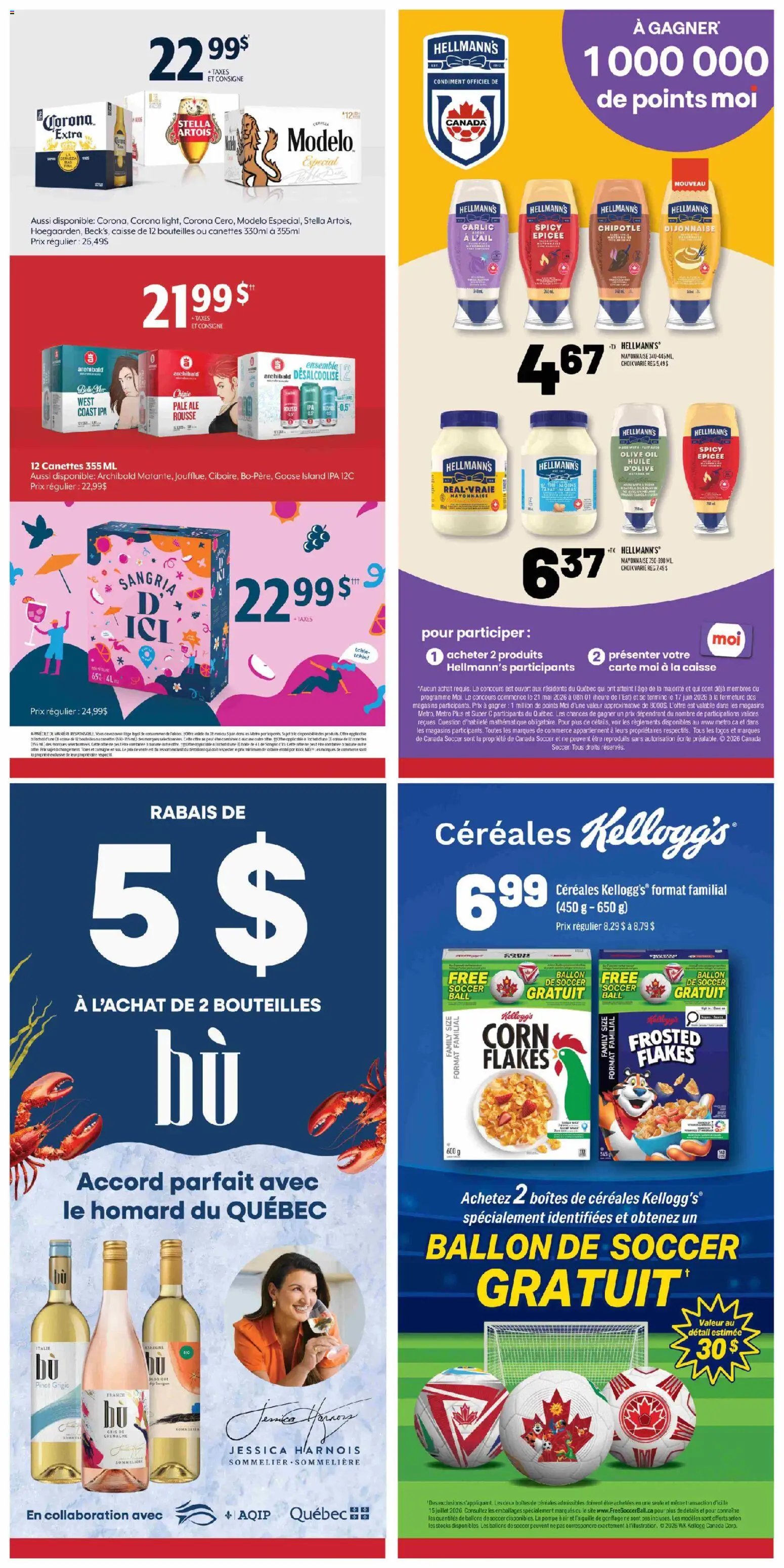 Metro weekly flyer / circulaire