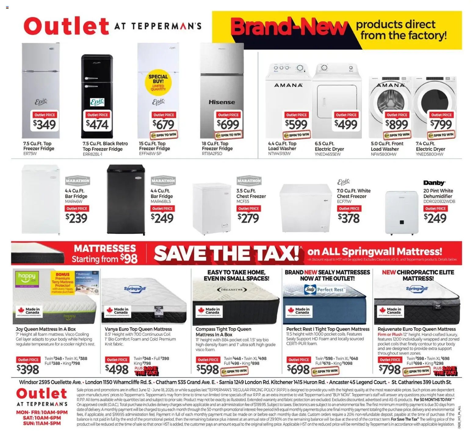 Tepperman's weekly flyer / circulaire