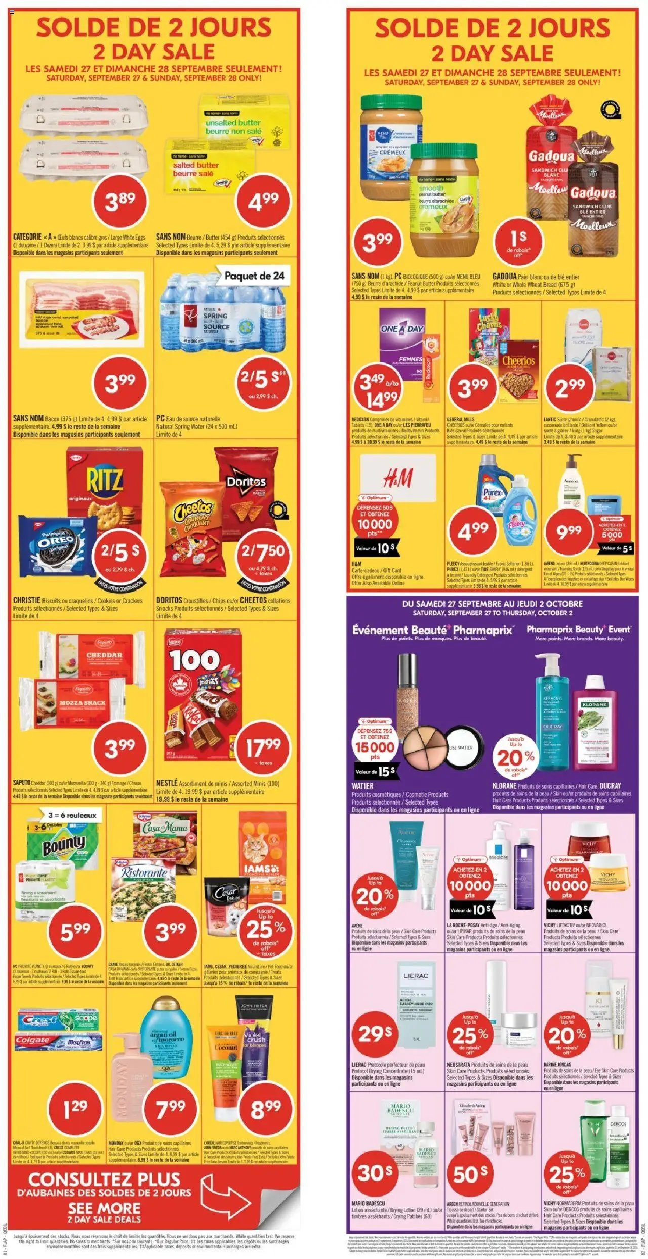 Pharmaprix weekly flyer / circulaire