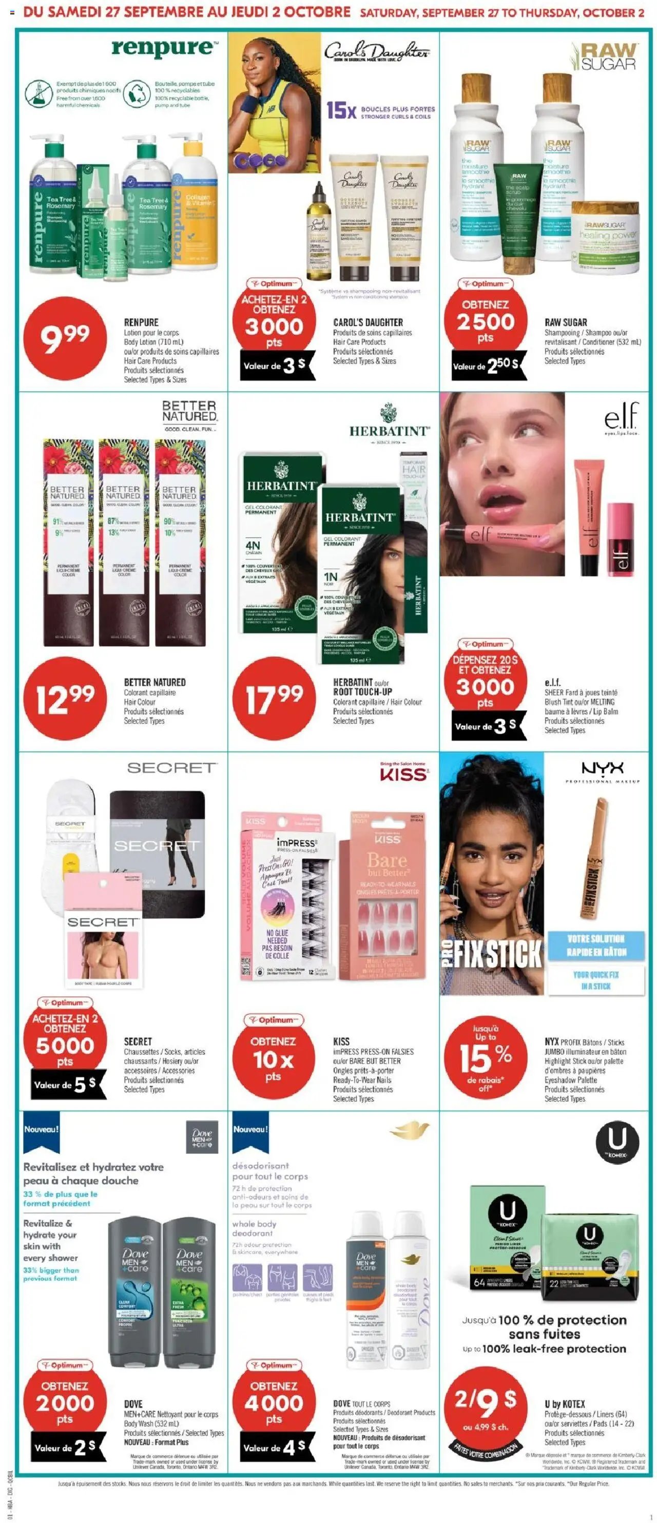 Pharmaprix weekly flyer / circulaire
