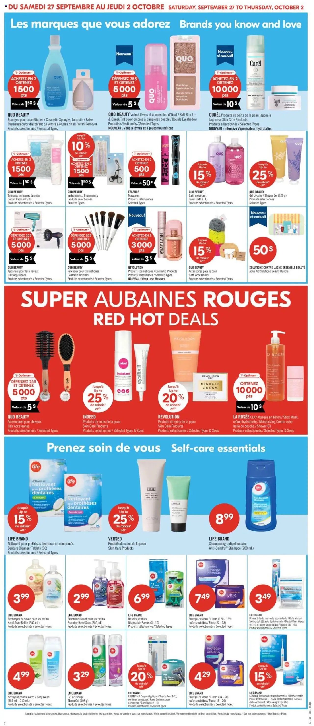 Pharmaprix weekly flyer / circulaire