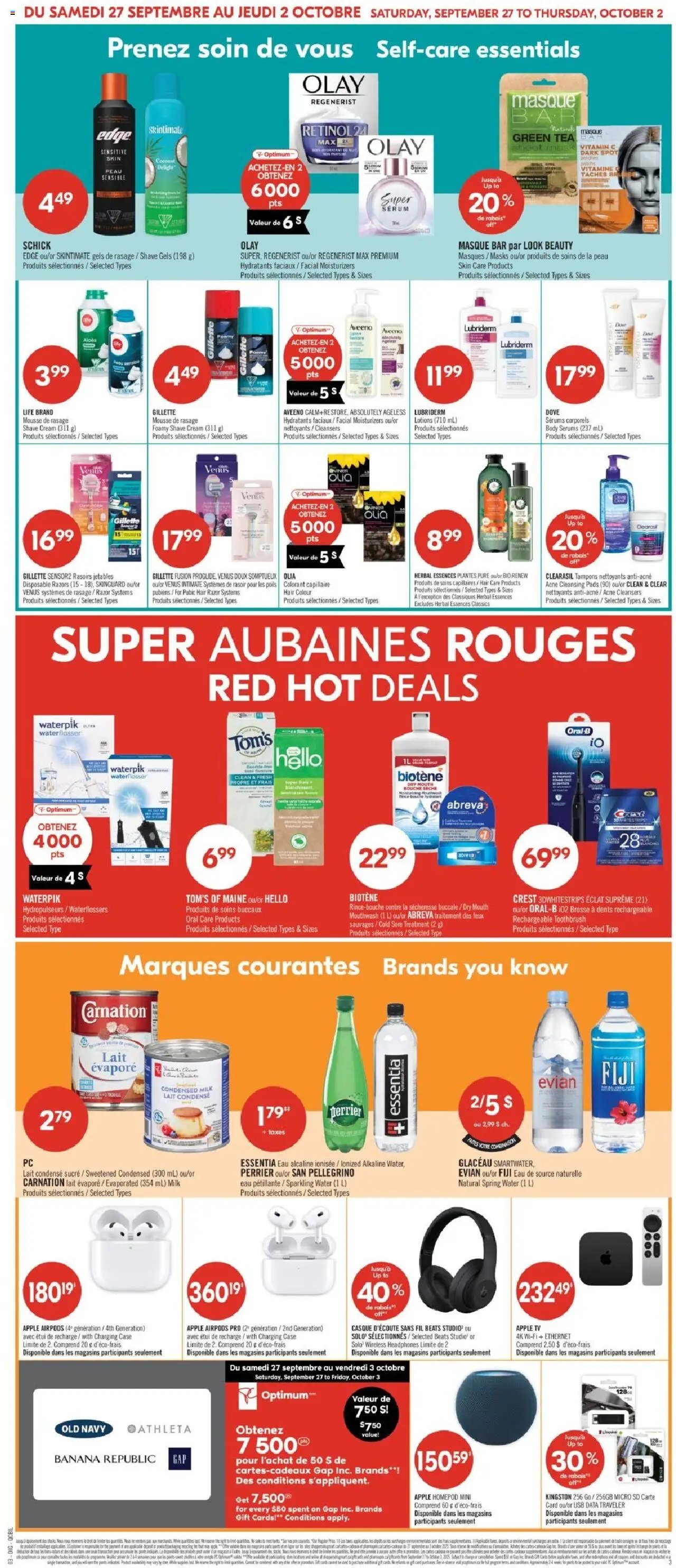 Pharmaprix weekly flyer / circulaire